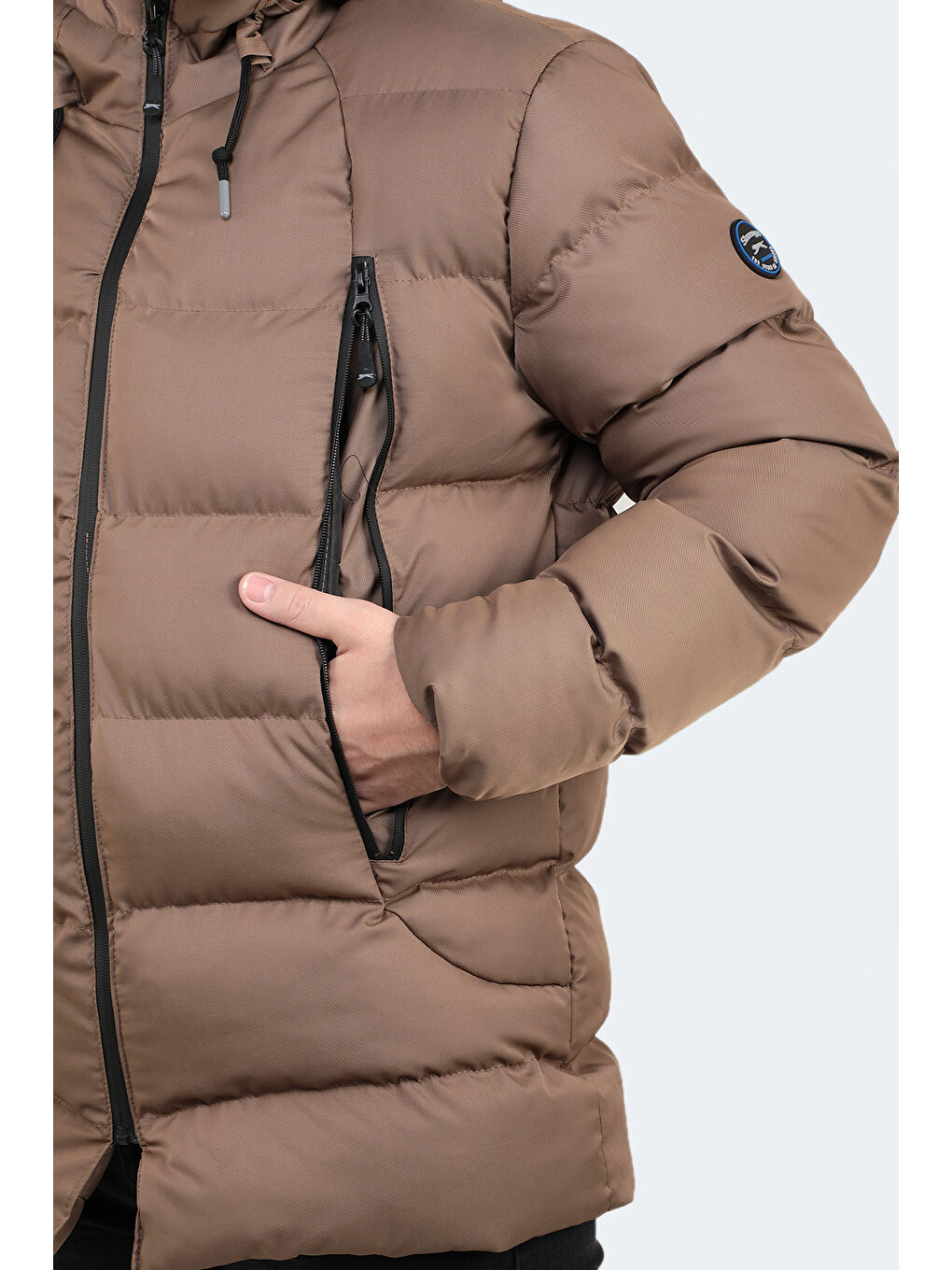 SLAZENGER Bej HEATH Erkek Mont & Kaban Camel - 3