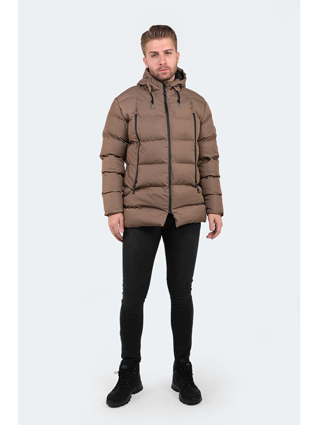 SLAZENGER Bej HEATH Erkek Mont & Kaban Camel - 6