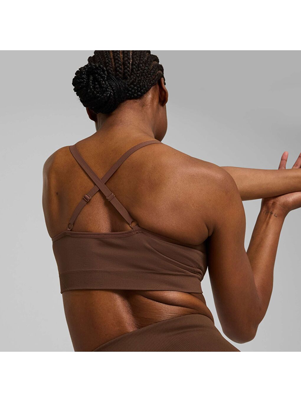 Kahverengi Move SHAPELUXE Spor Sütyeni-1