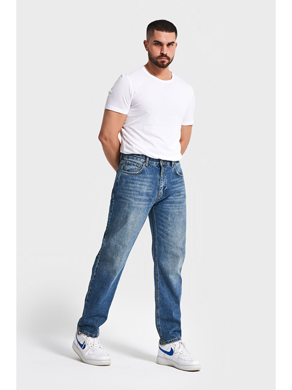 Mavi Erkek T.Kot Rengi 2w5-32 SC34 Straight Fit İç Boy 75cm %100 Pamuk Denim Jean-1