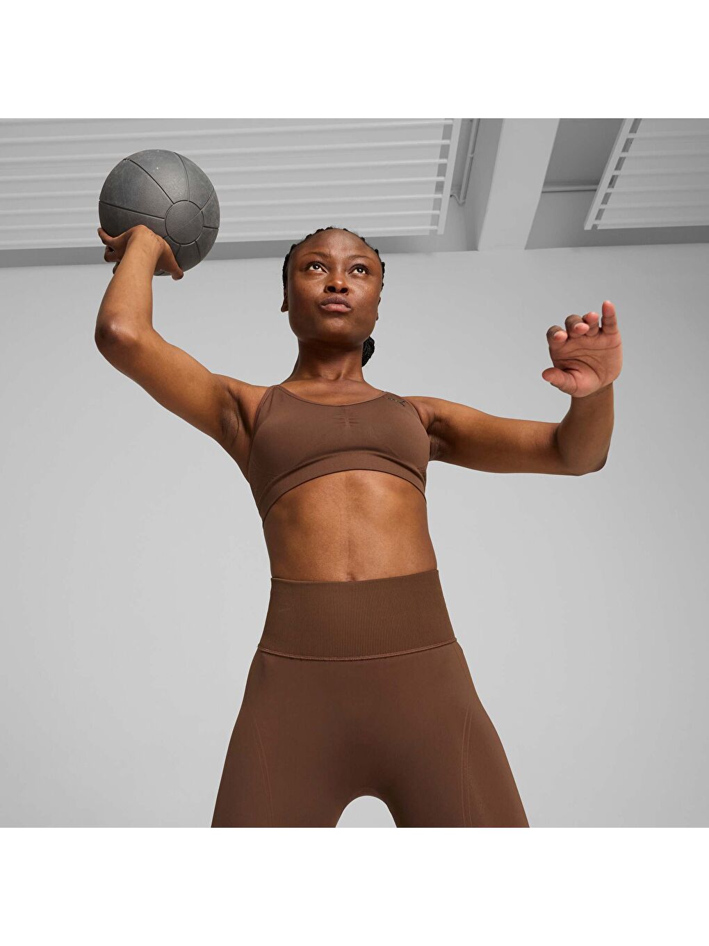 Kahverengi Move SHAPELUXE Spor Sütyeni-6