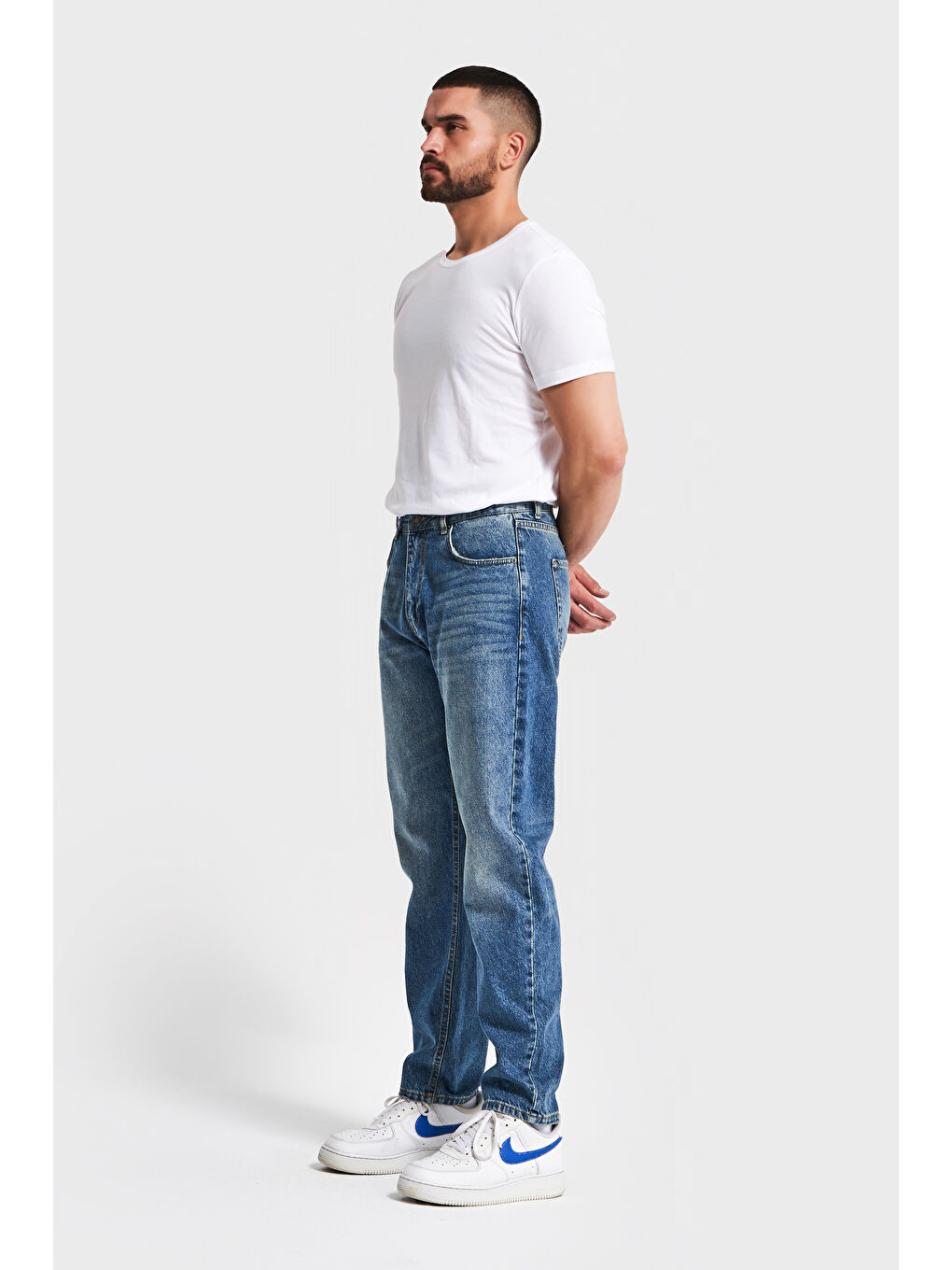 Mavi Erkek T.Kot Rengi 2w5-32 SC34 Straight Fit İç Boy 75cm %100 Pamuk Denim Jean-4