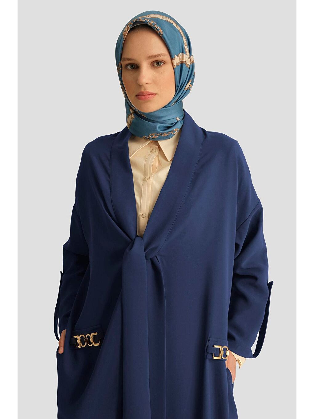 Mavi Zincir Detaylı Giyçık 25Yt543 İndigo