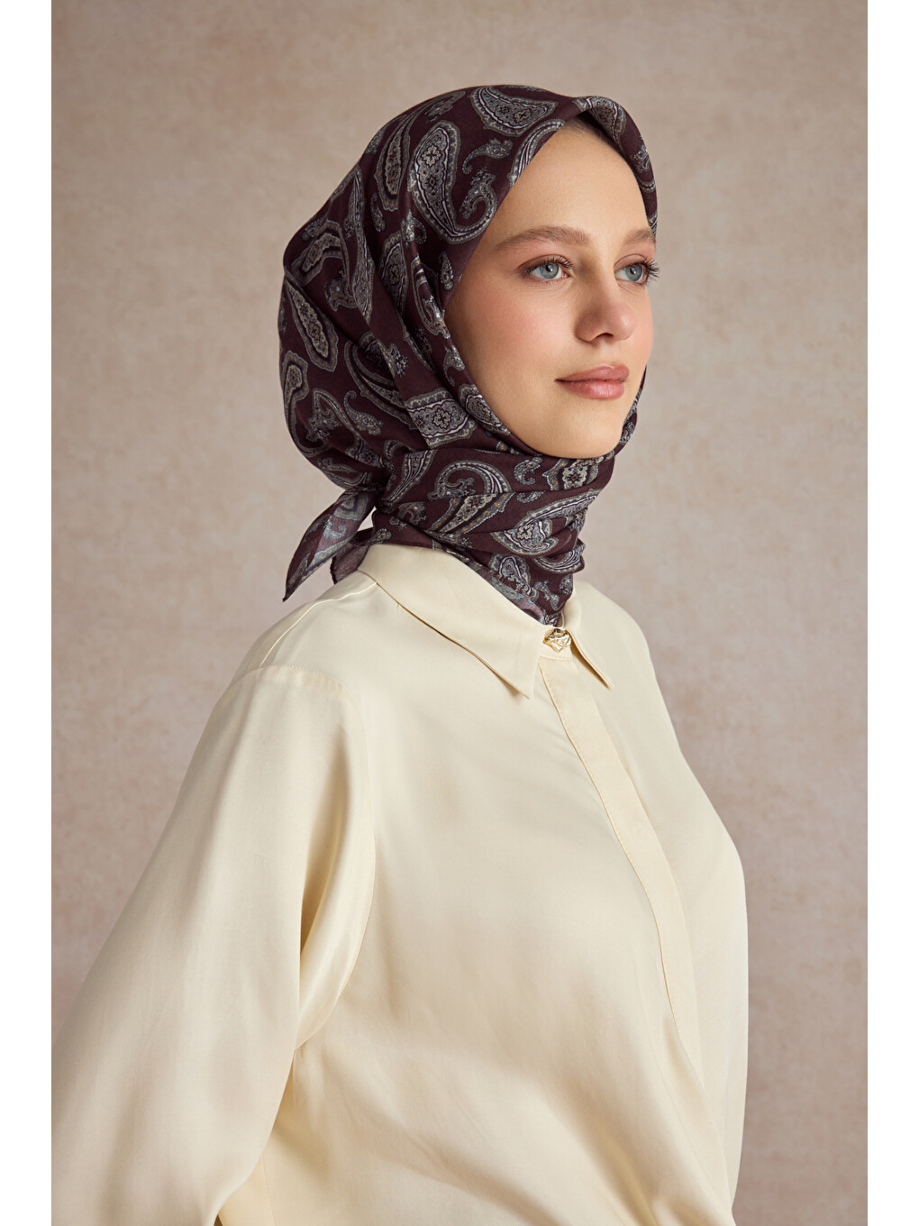 Pamuk Eşarp Timeless Bordo
