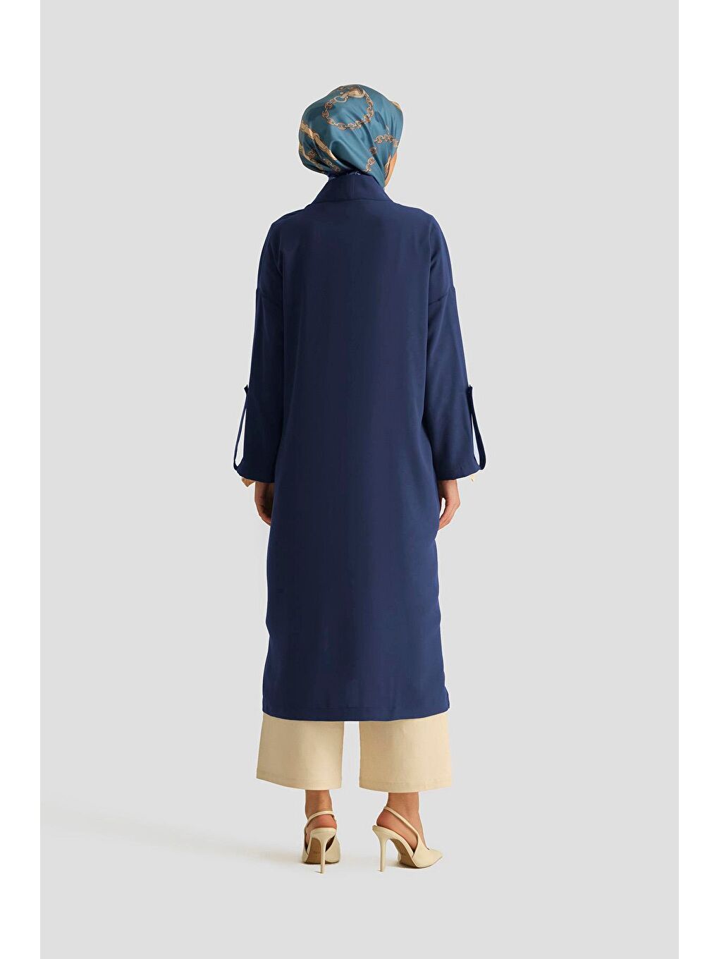 Mavi Zincir Detaylı Giyçık 25Yt543 İndigo-4