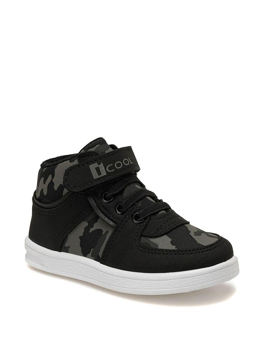 I Cool Haki-Siyah MOLINA Haki Erkek Çocuk High Sneaker - 1