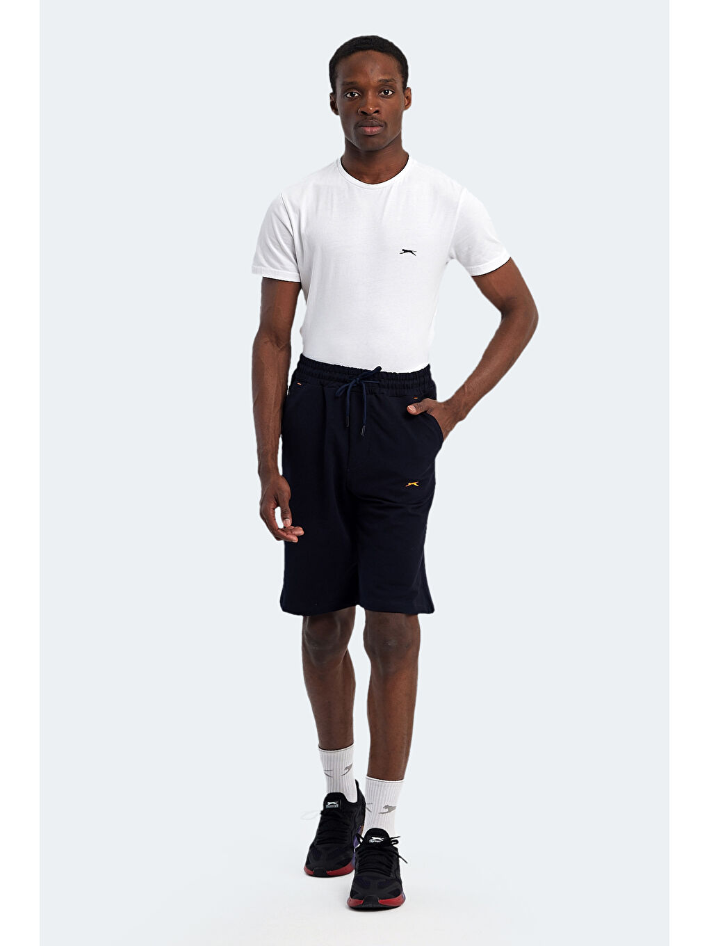 ZAHARI Erkek Şort Lacivert-6