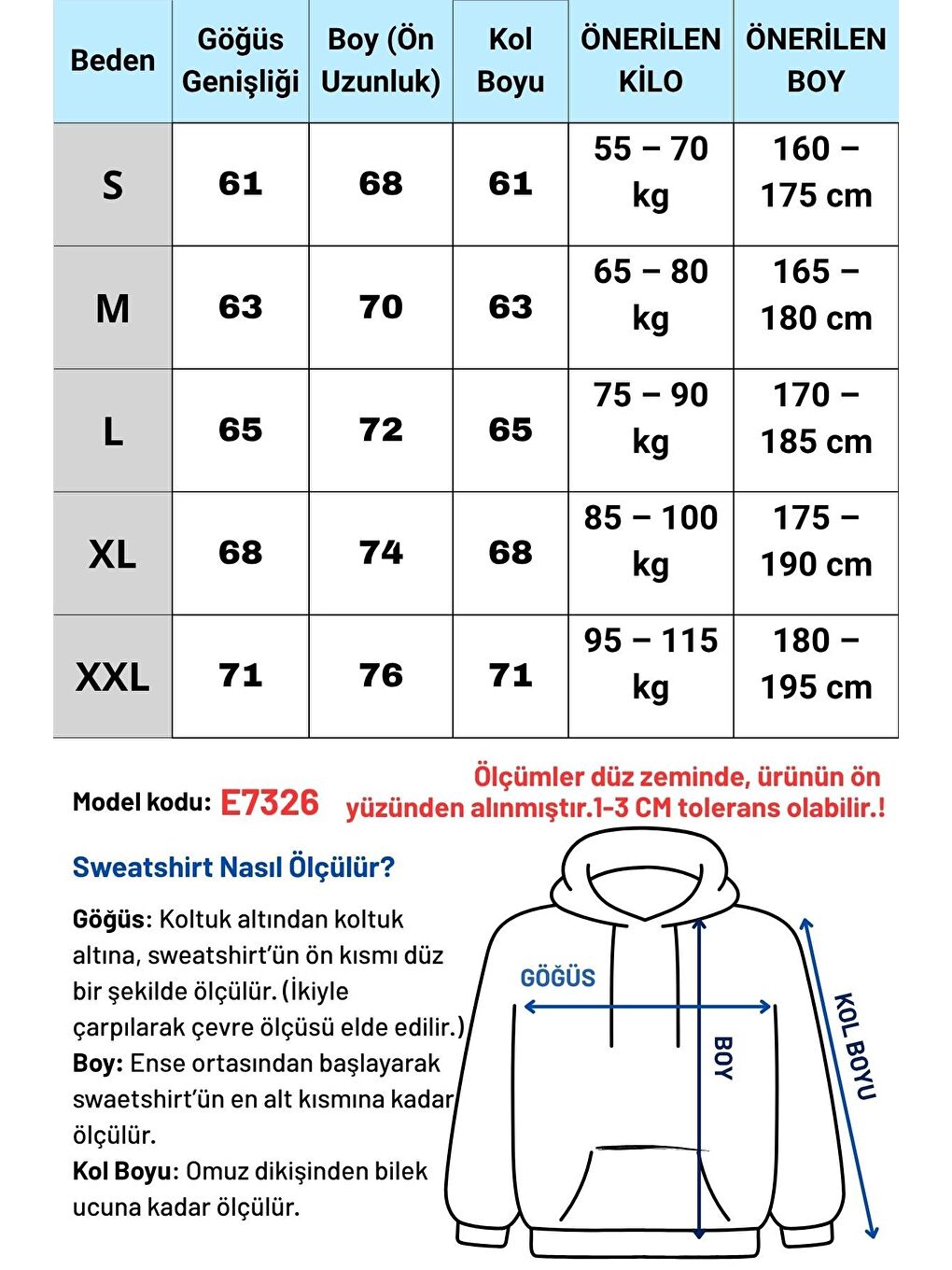 Lacivert Kapüşonlu Şerit Detaylı Erkek Eşofman Takımı E7326-5