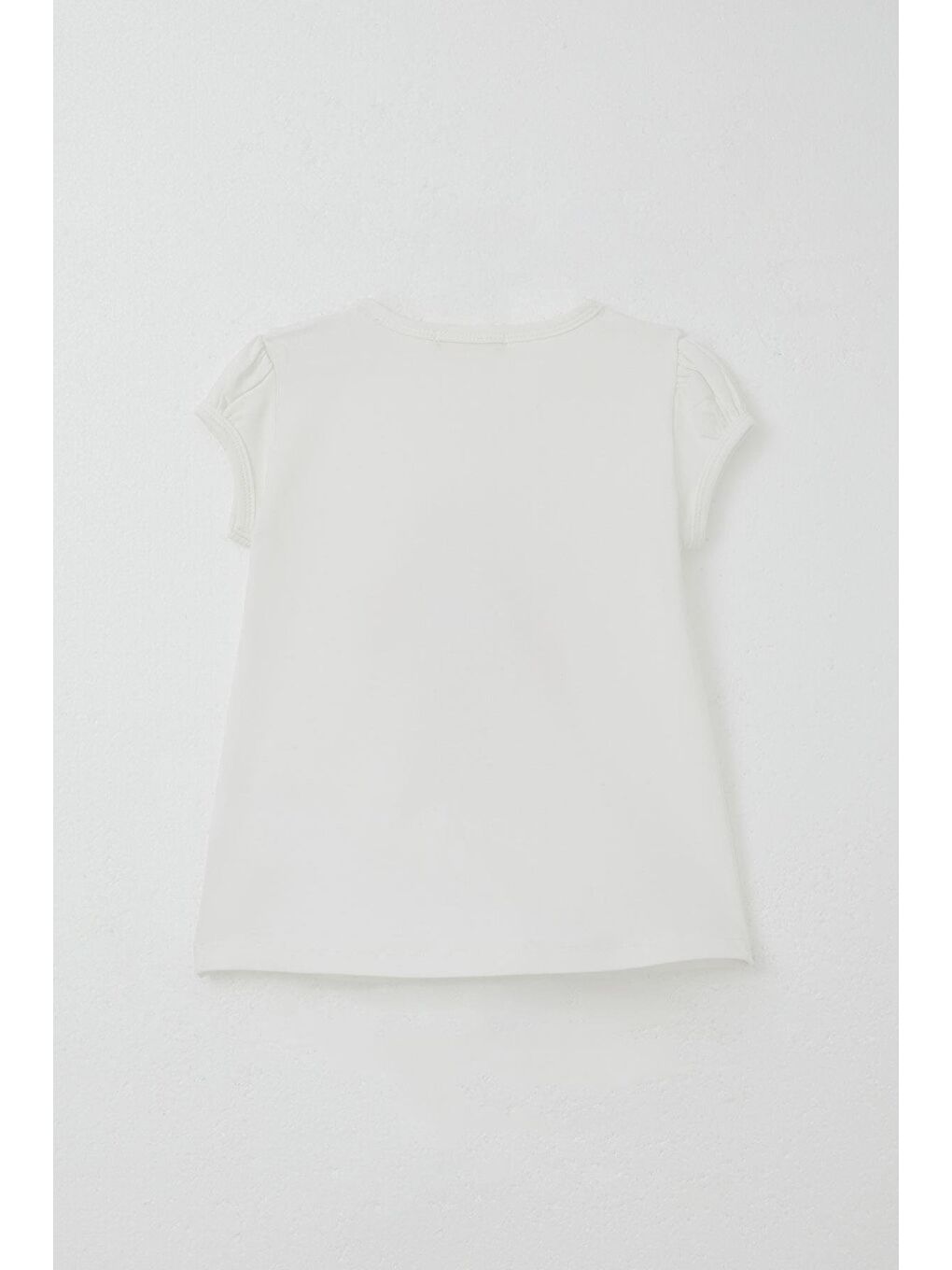 Kız Çocuk Taytlı Takım Dansçı Neşeli Ayıcık Baskılı Ekru (1.5-4 Yaş)-8