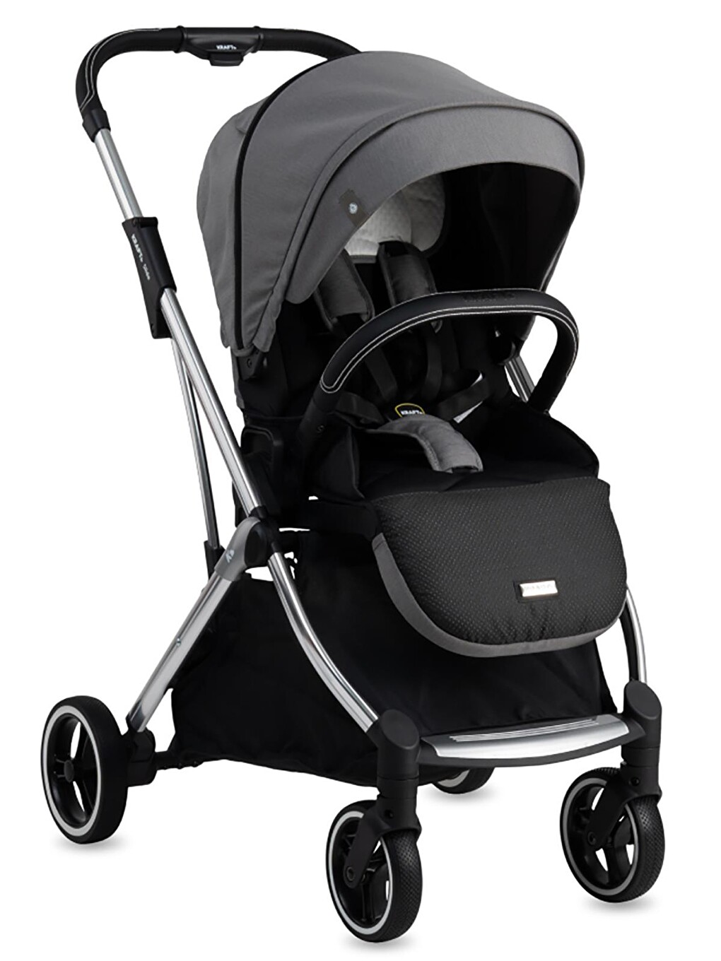 Slide Travel Sistem Bebek Arabası - Gri-1