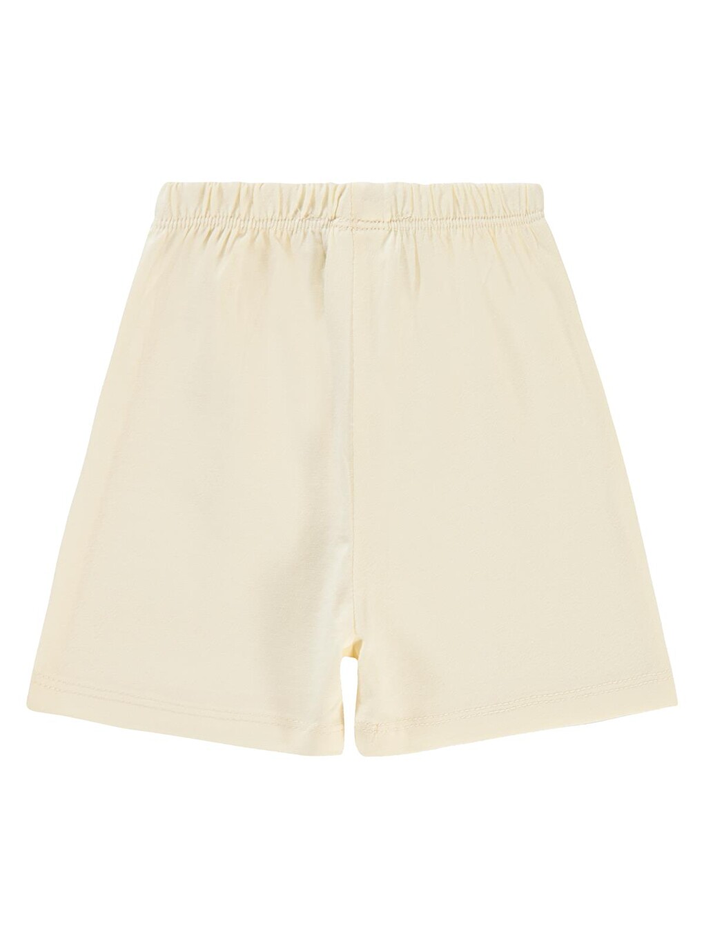 Baby Yandan Dikişli 3-24 Ay Unisex Şort - Ekru-1
