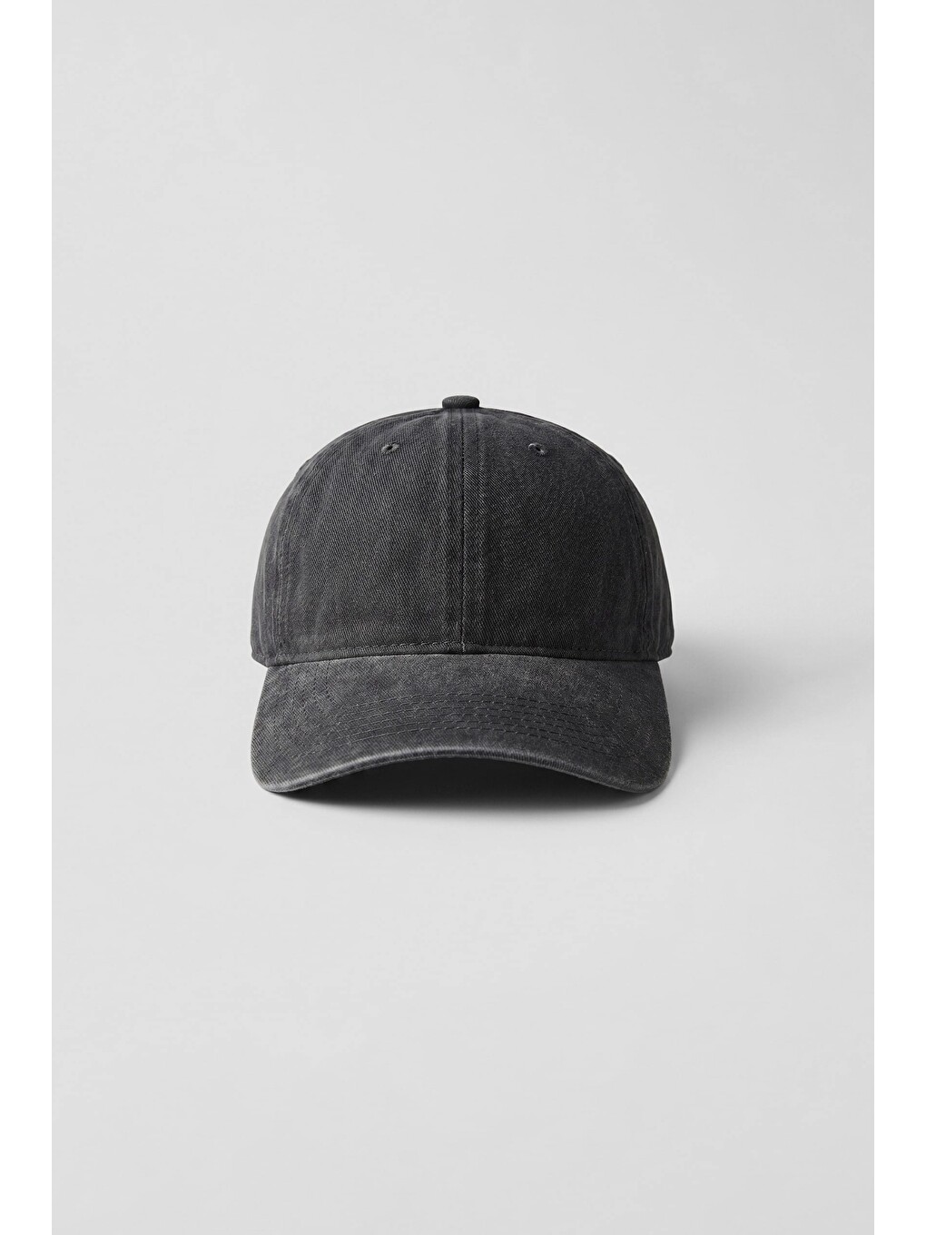 Unisex Basic Yıkamalı Beyzbol Şapka Siyah