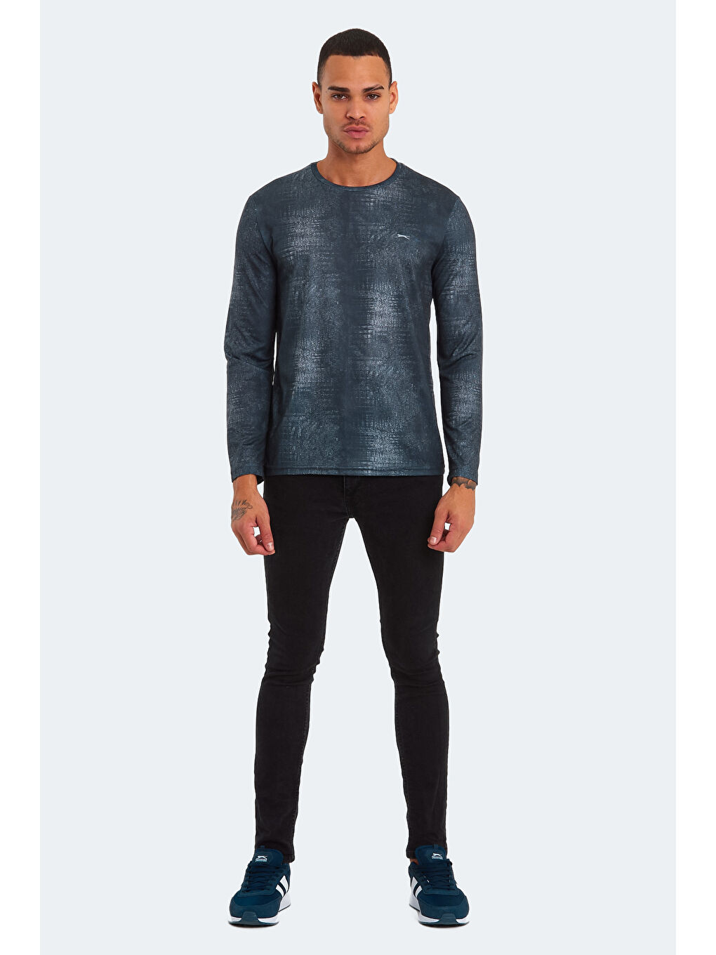 SLAZENGER RADMILO Erkek Tişört Siyah - 6