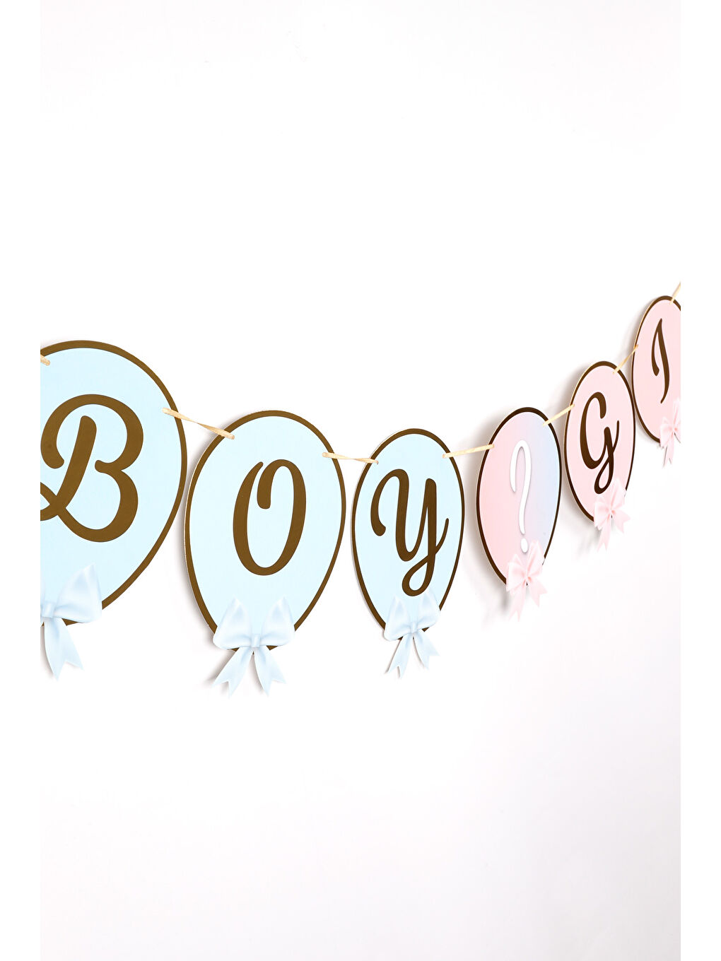 Karışık Çok Renkli Gold Varaklı Cinsiyet Belirleme Banner-2