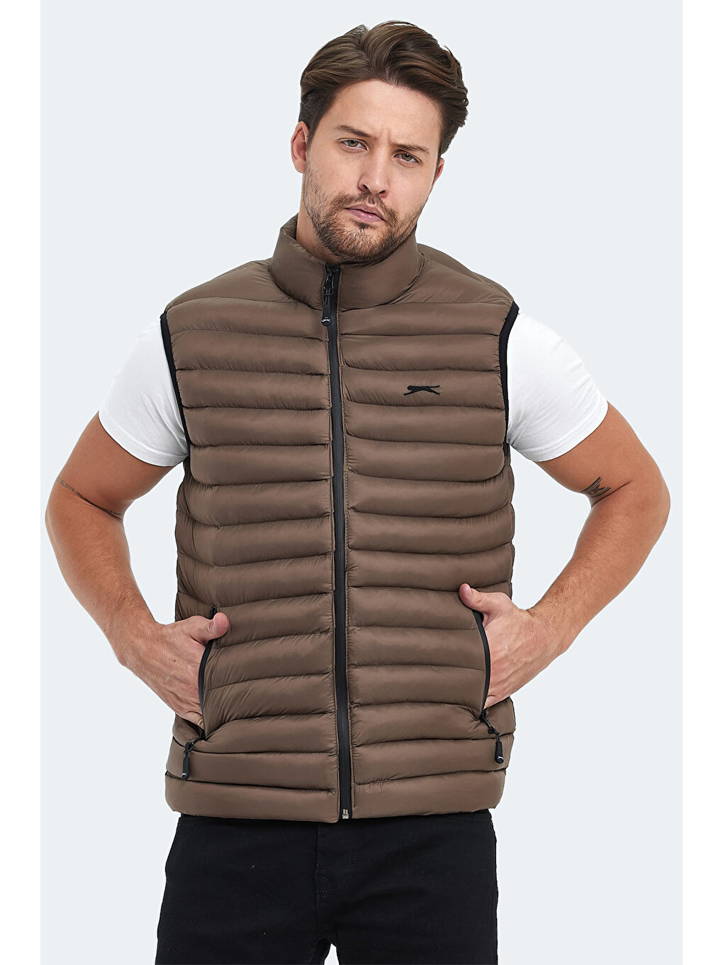 SLAZENGER HERA IN Erkek Yelek Bej