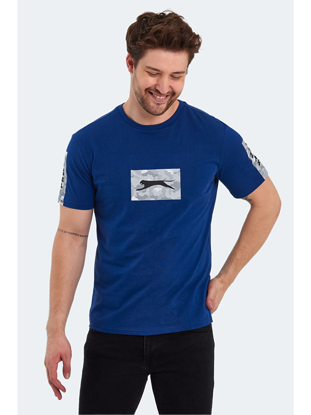 SLAZENGER PADERAU Erkek Tişört Indigo