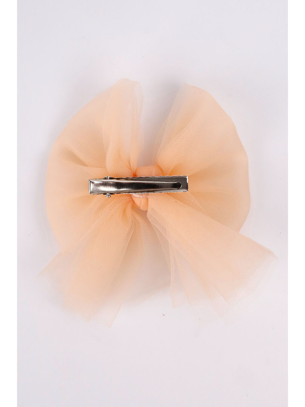 Pembe Somon Tül Fiyonk Kız Çocuk Klips Toka-2