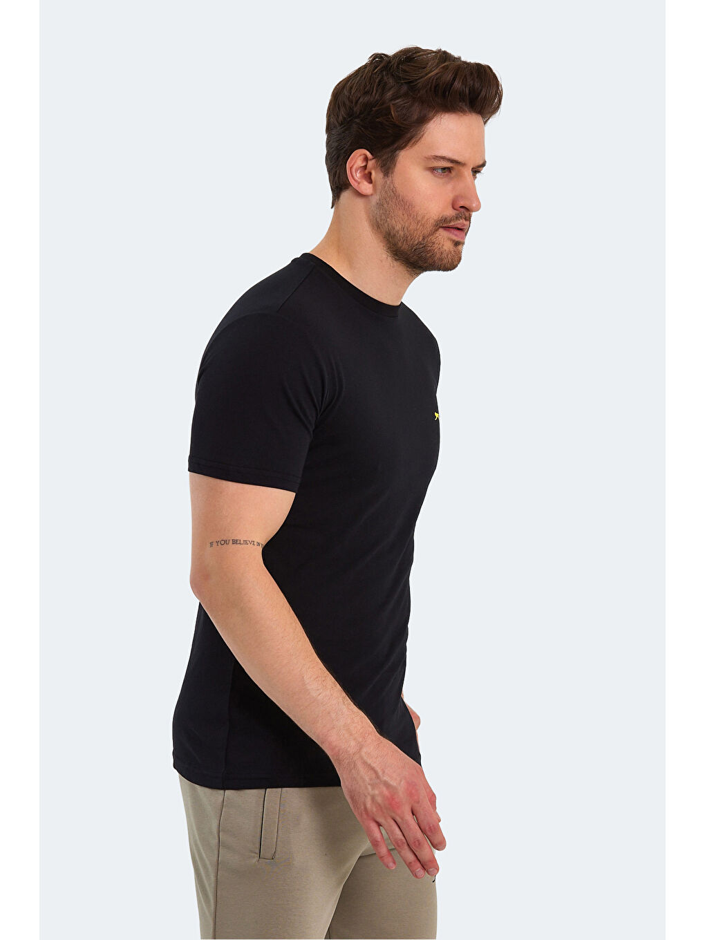 SLAZENGER POLL Erkek Kısa Kol Tişört Siyah - 2