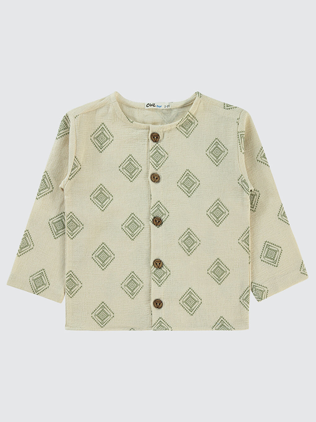 Boys Erkek Çocuk Gömlek 2-5 Yaş Haki