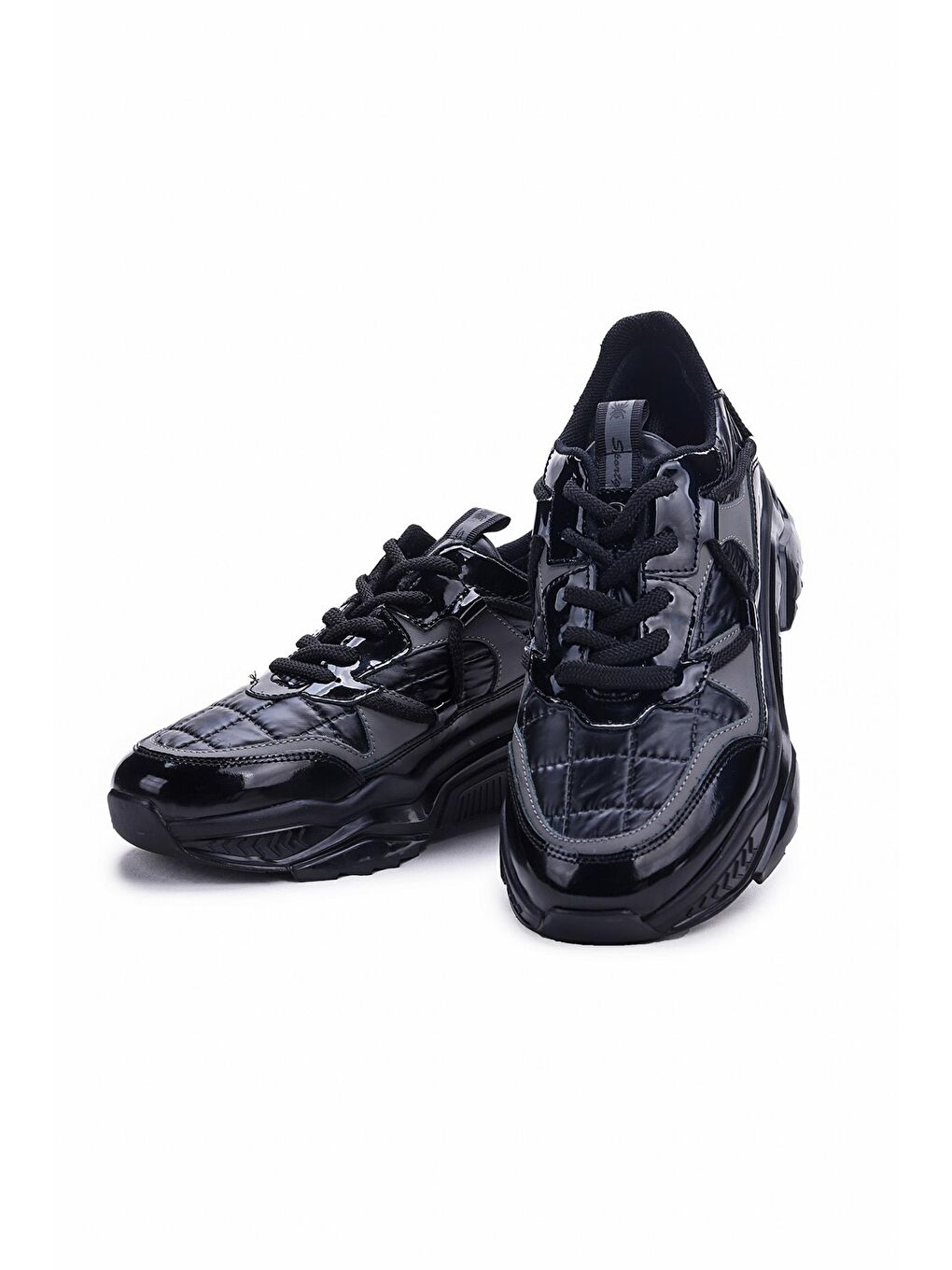 Siyah 152-14198 Deri Erkek Spor Casual Ayakkabı-2