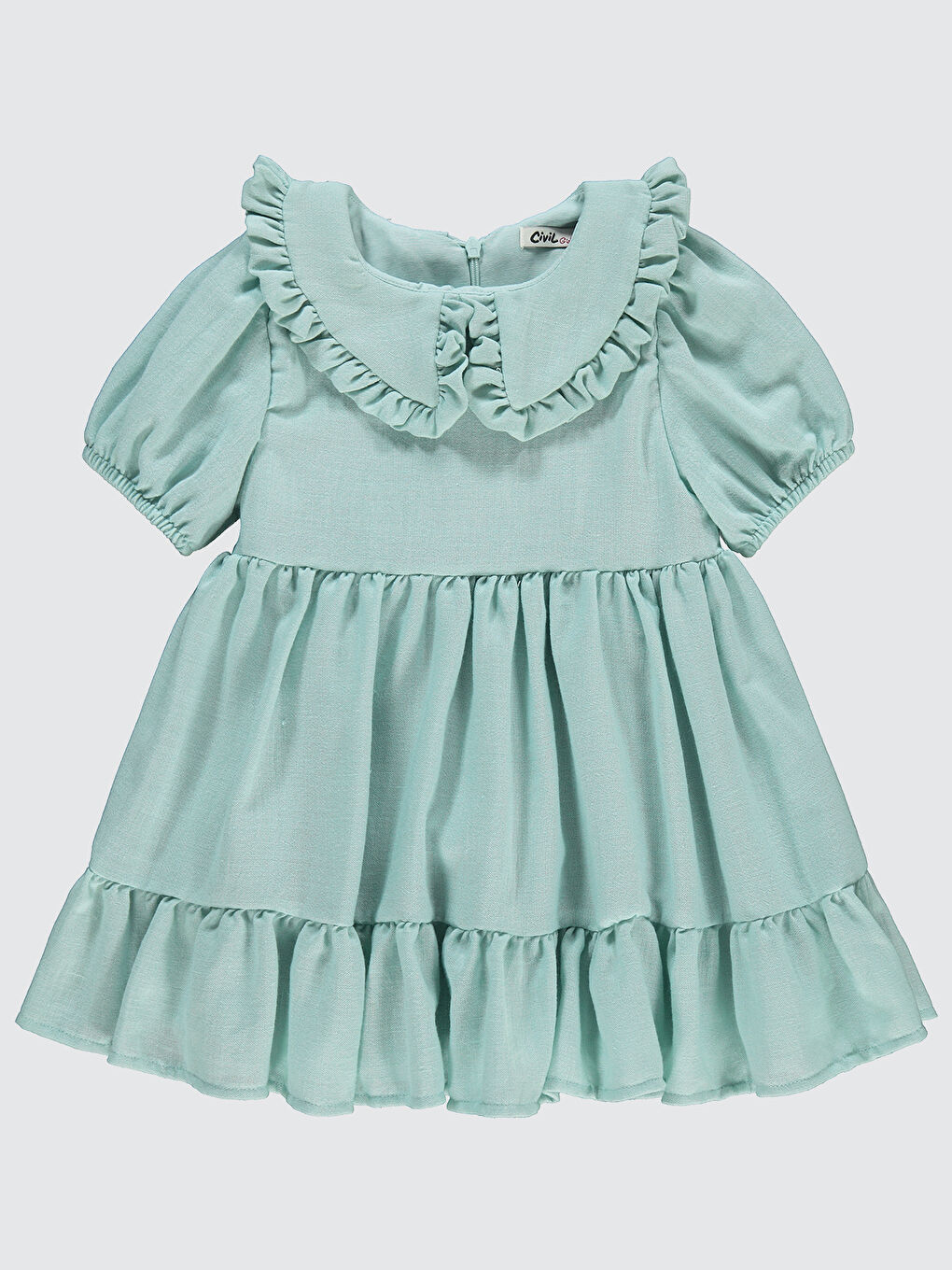 Girls Kız Çocuk Elbise 2-5 Yaş Çağla Yeşili