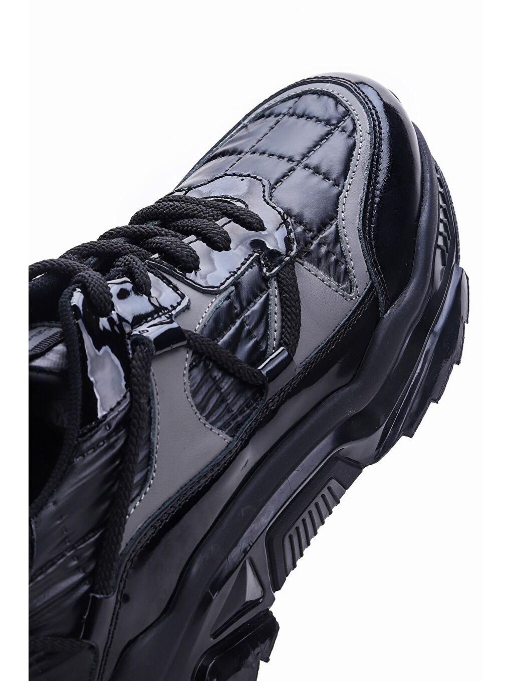 Siyah 152-14198 Deri Erkek Spor Casual Ayakkabı-4