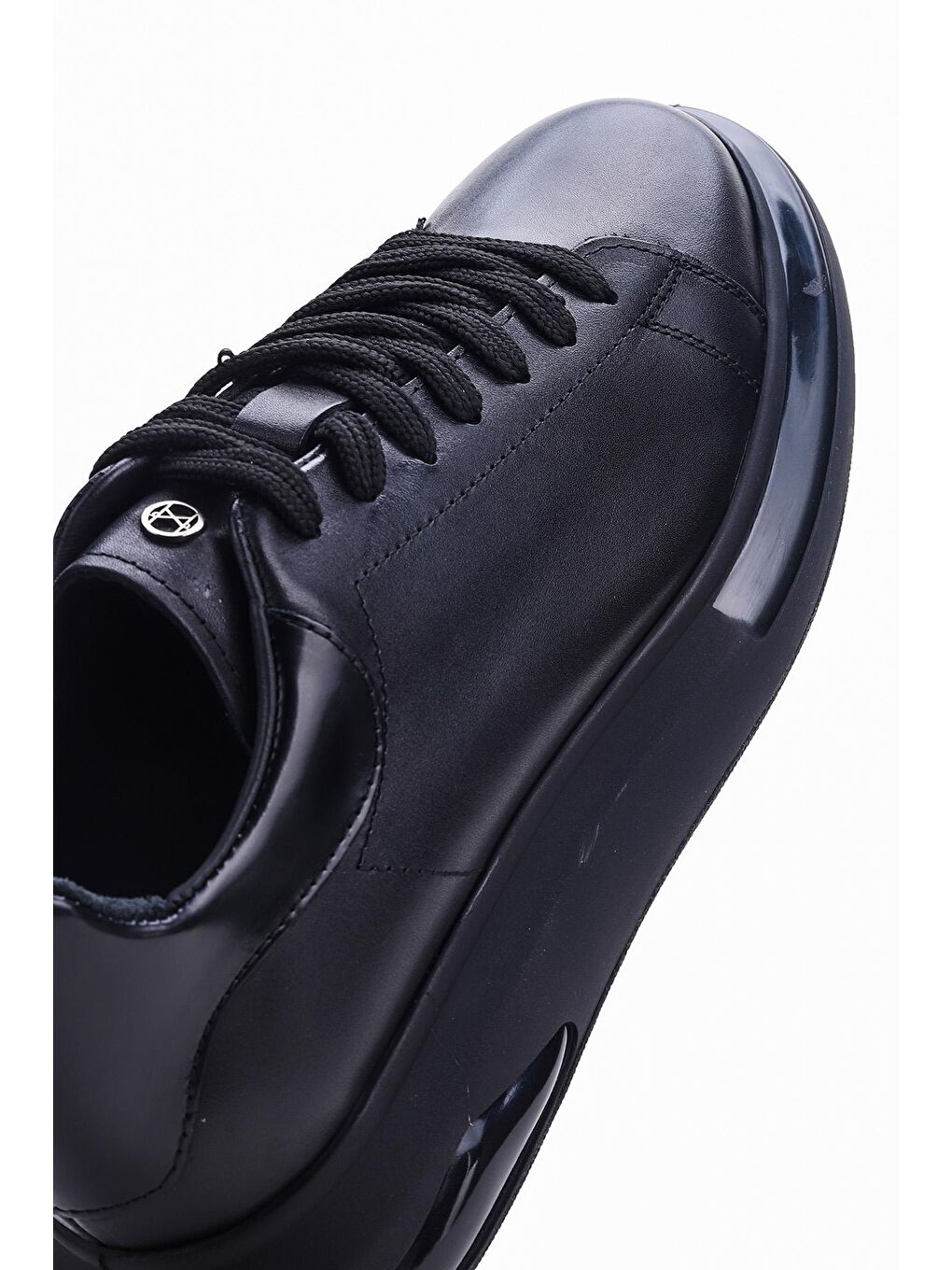 Siyah 152-18343 Deri Erkek Casual Ayakkabı-4