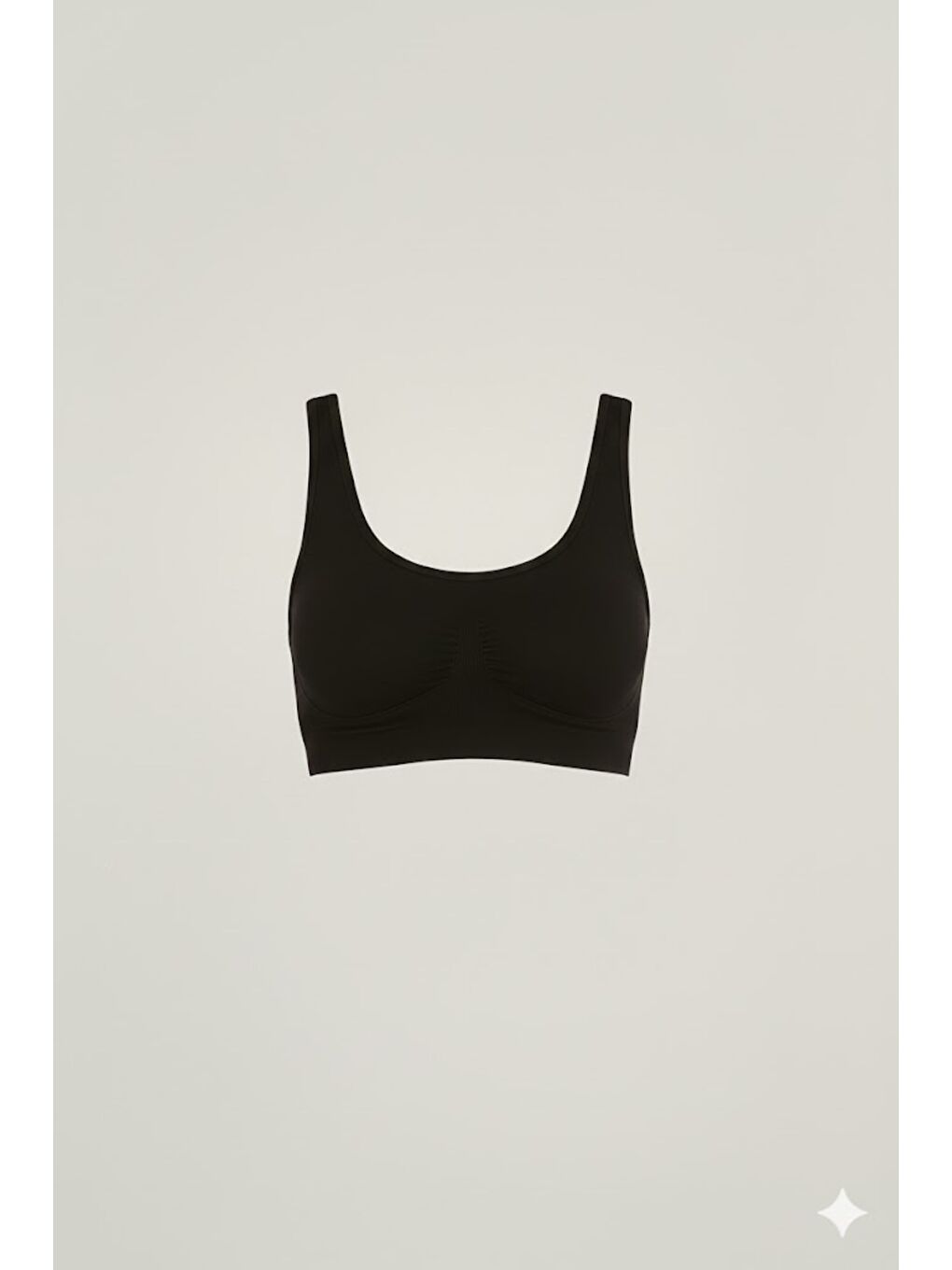 C14021 Dikişsiz Pedli Toparlayıcı Sütyen Siyah