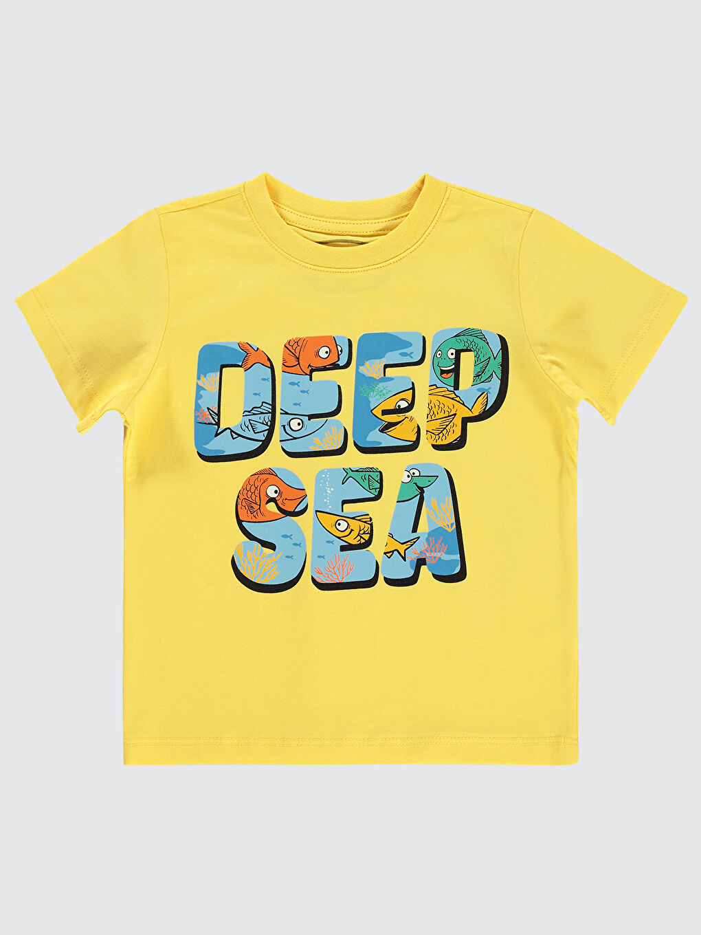 Boys Erkek Çocuk Tişört 2-5 Yaş Sarı