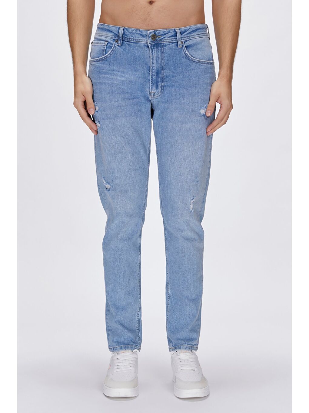 Palermo Jeans Buz Mavi Erkek Denim Pantolon