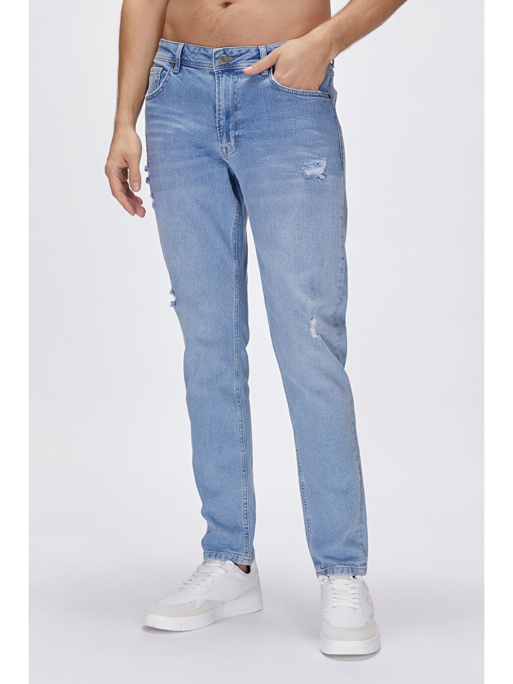 Palermo Jeans Buz Mavi Erkek Denim Pantolon-1