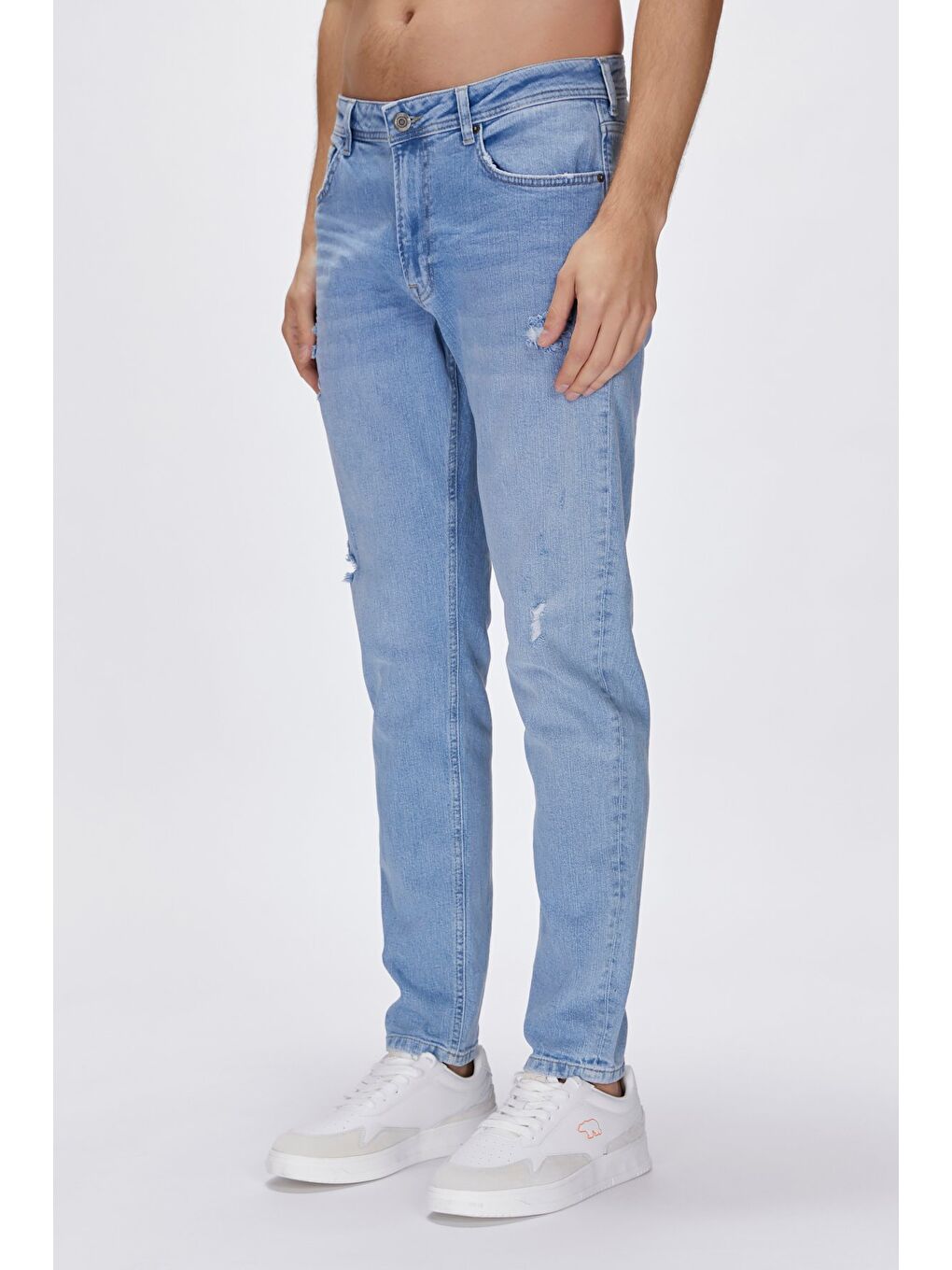 Palermo Jeans Buz Mavi Erkek Denim Pantolon-2