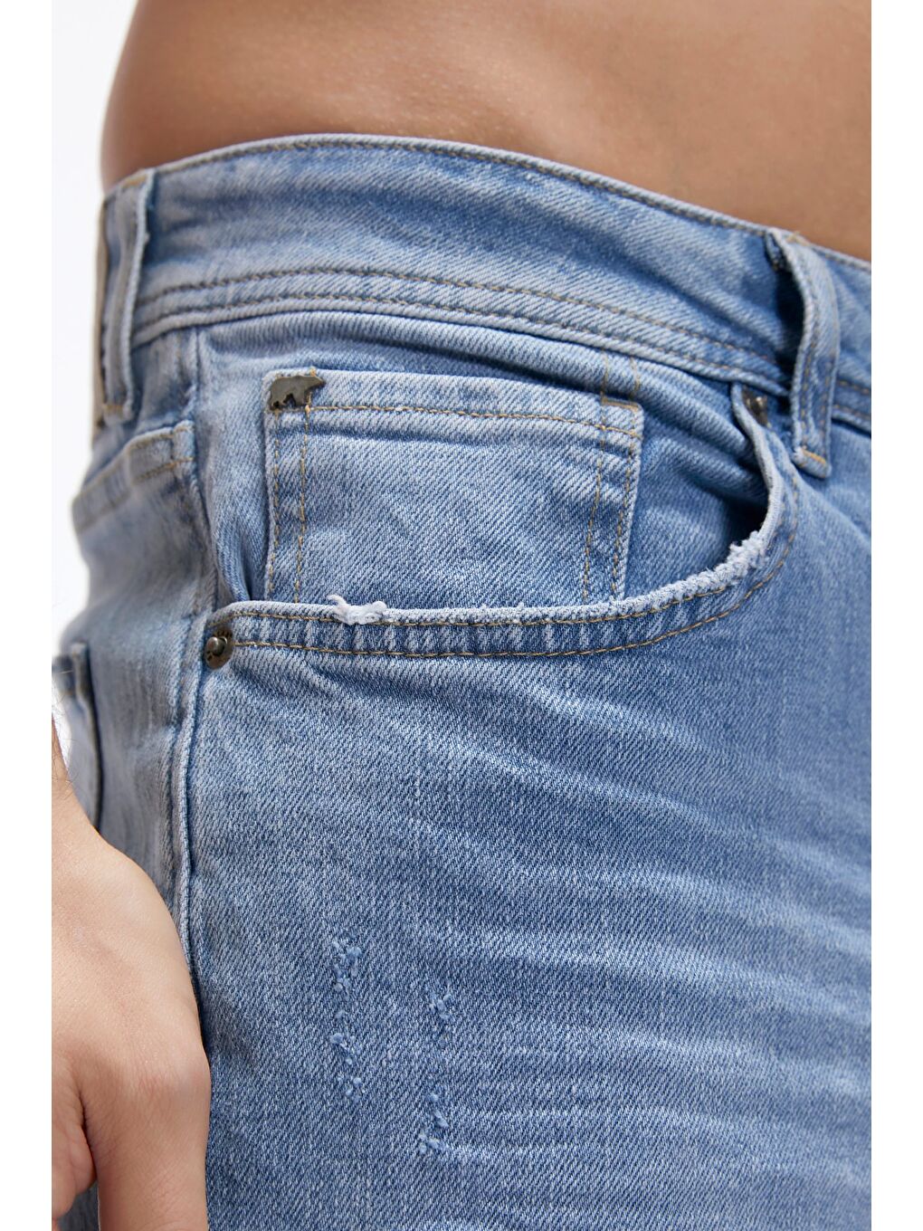 Palermo Jeans Buz Mavi Erkek Denim Pantolon-3