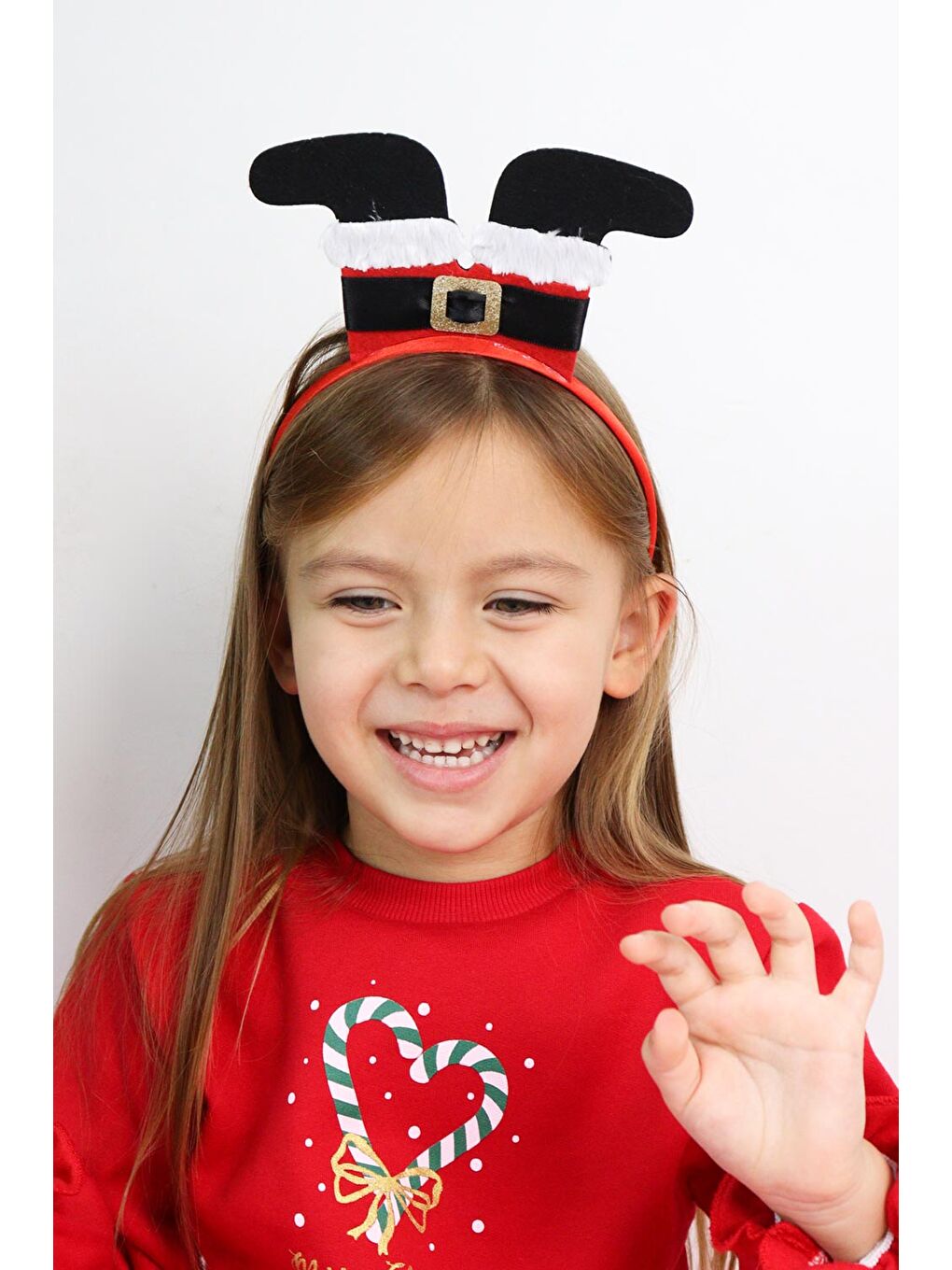 Kırmızı Baba Çizmeli Kız Çocuk Taç