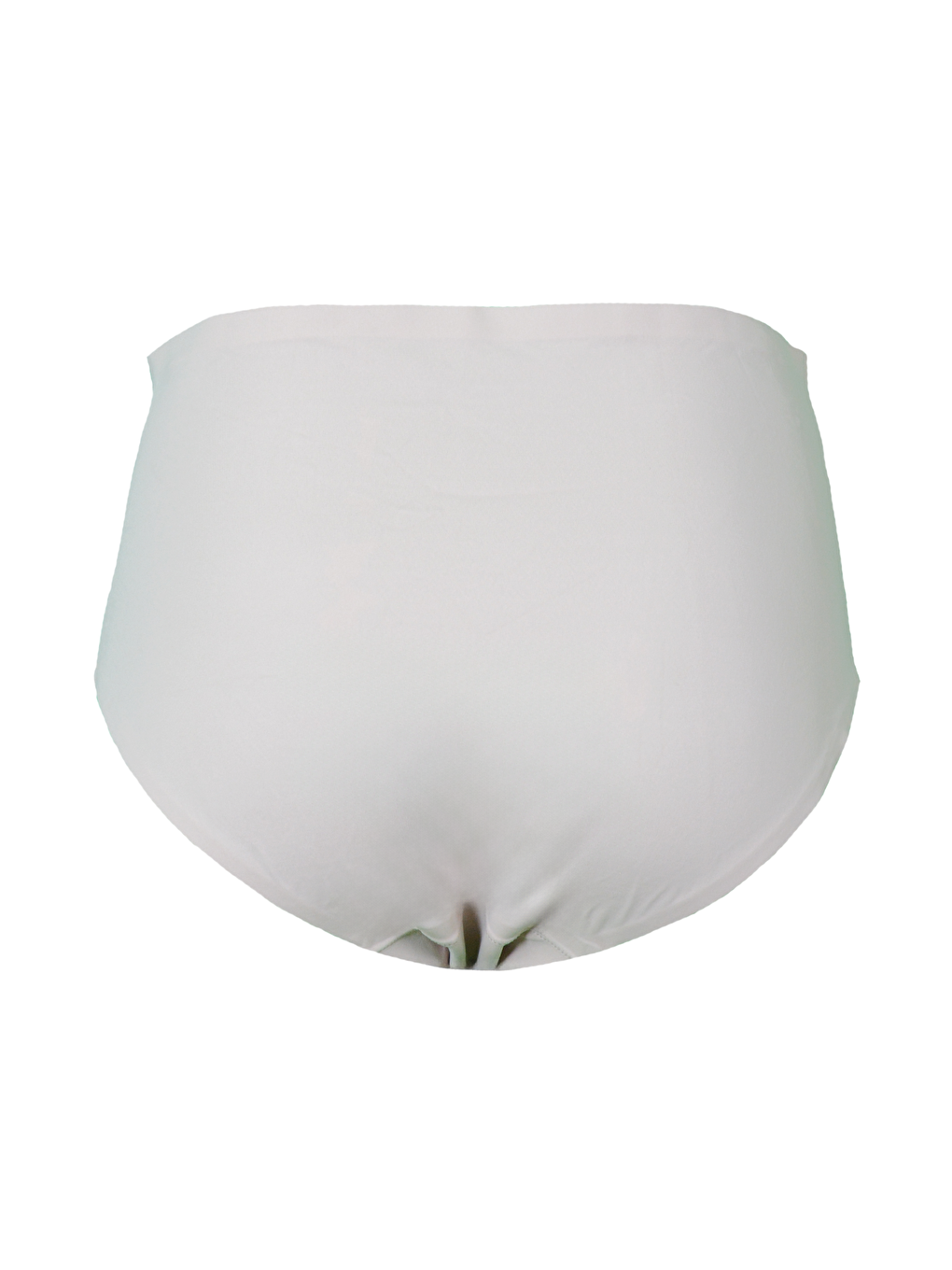 Bej C12801 Kadın Yapıştırma Yüksek Bel Lazer Slip Külot Vizon-1