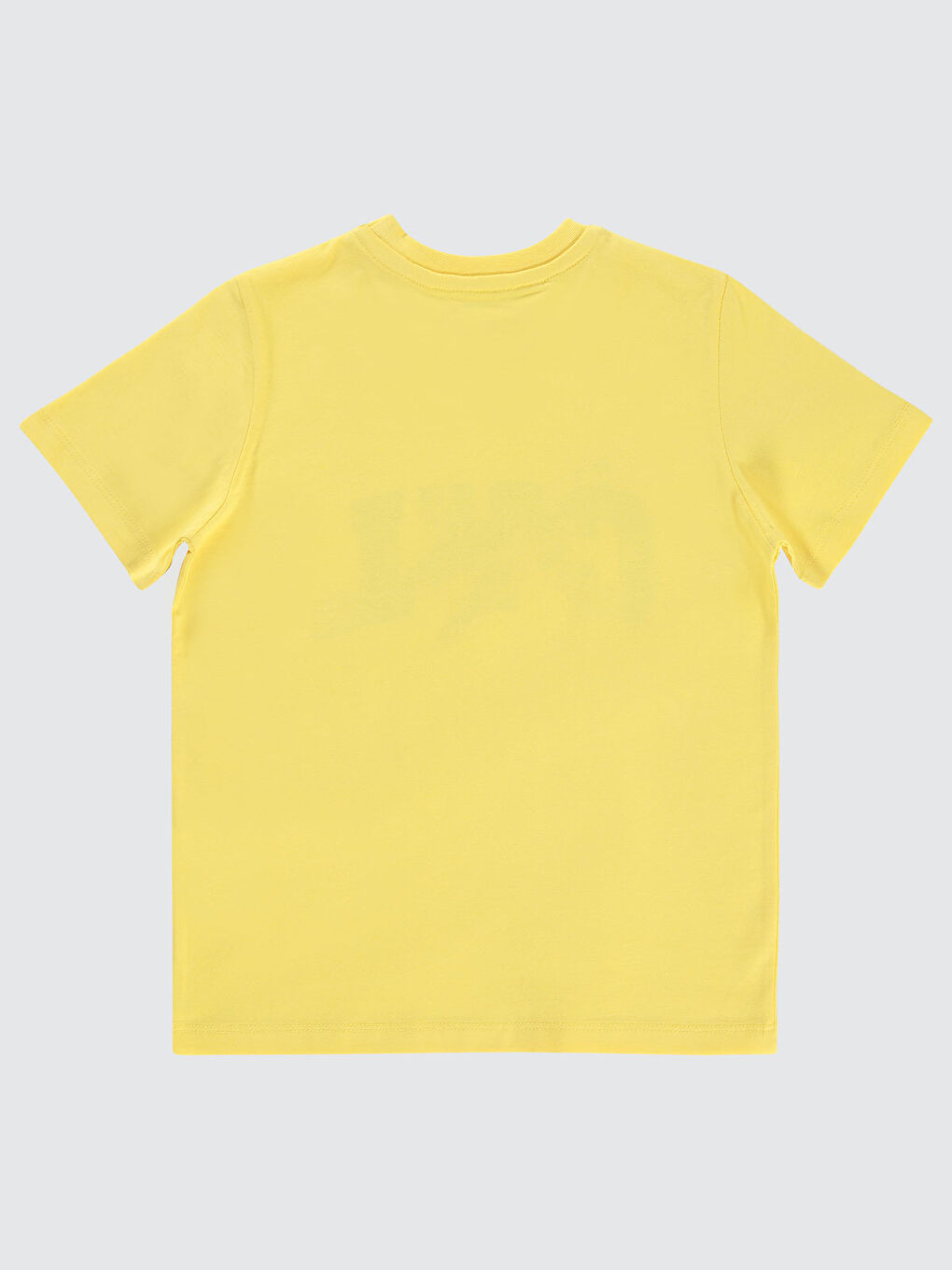 Boys Erkek Çocuk Tişört 6-9 Yaş Sarı-1