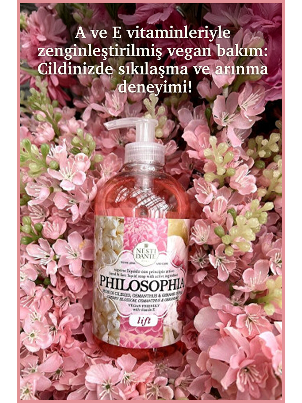 Philosophia Lift Sıvı Sabun 500 ml | A ve E Vitamini | Antiaging ve Sıkılaştırıcı | El ve Vücut Sabu-4