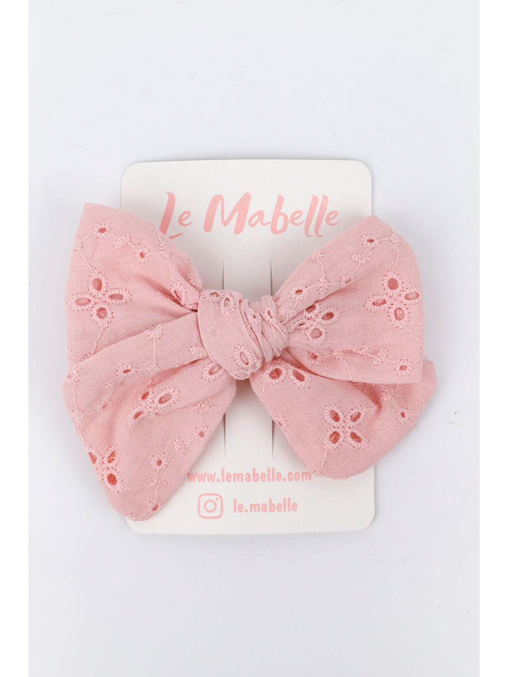 Pembe Pudra Fisto Fiyonk Kız Çocuk Klips Toka