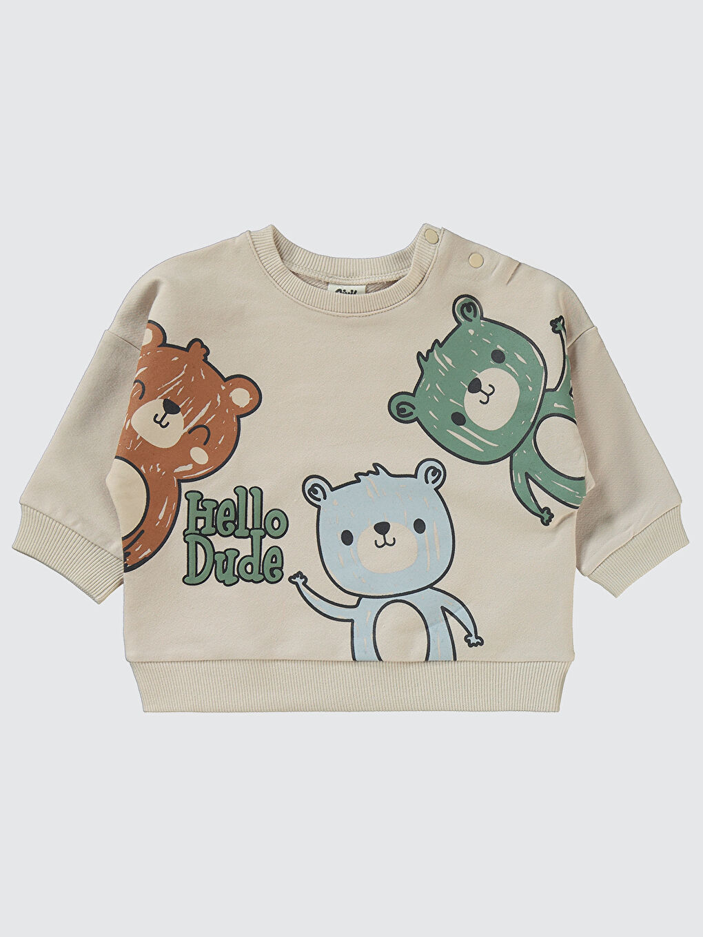 Bej Baby Erkek Bebek Takım 6-18 Ay Fil Dişi-2