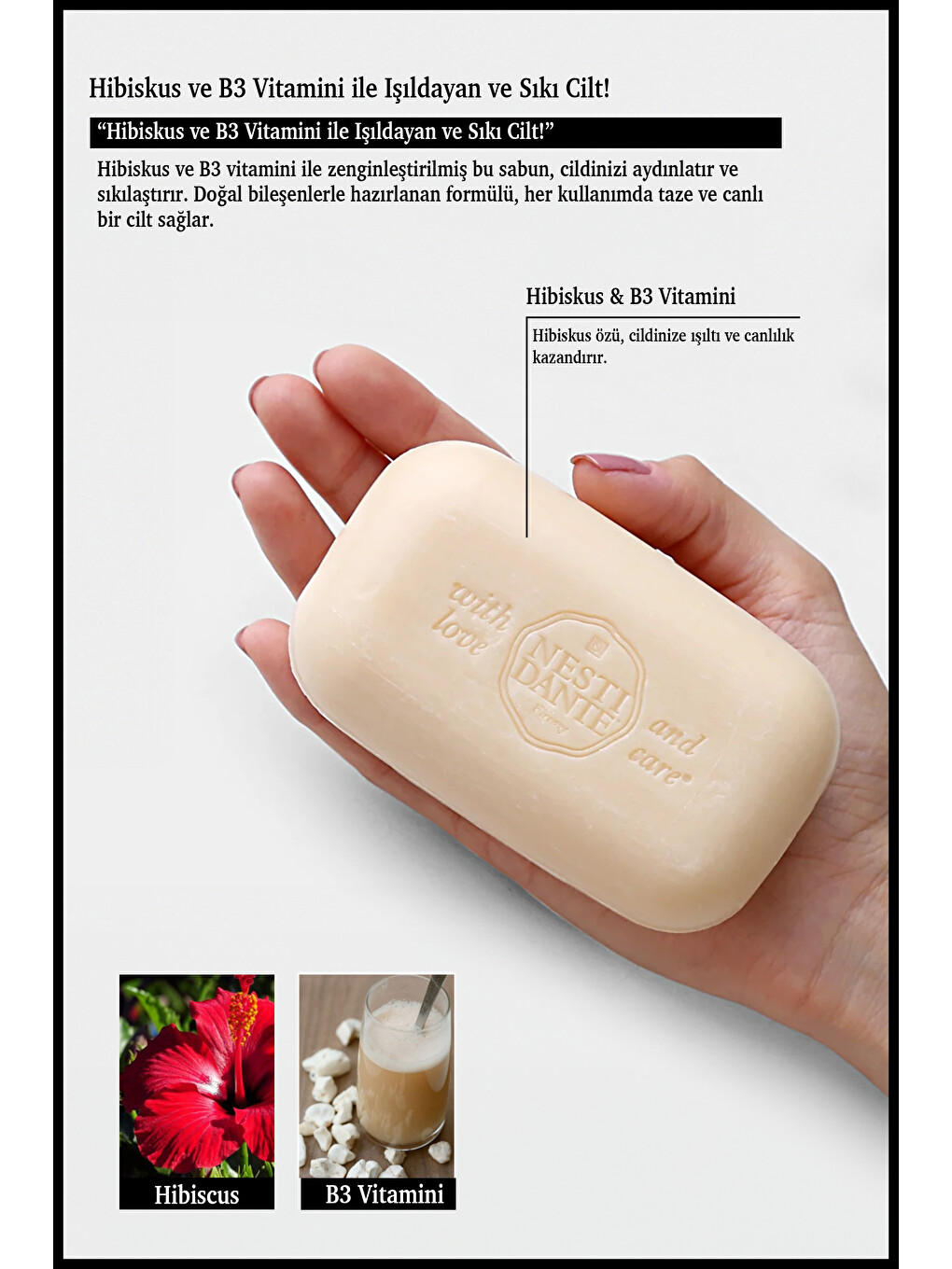 Chic Animalier White Tiger Katı Sabun 250 gr| Hibiskus| Aydınlatıcı ve Sıkılaştırıcı|Banyo Sabunu-2
