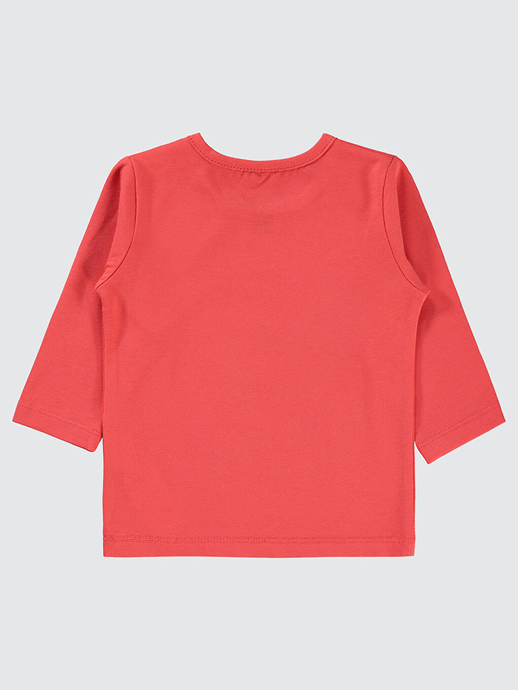 Baby Kız Bebek Sweatshirt 6-18 Ay Parlak Kırmızı-1