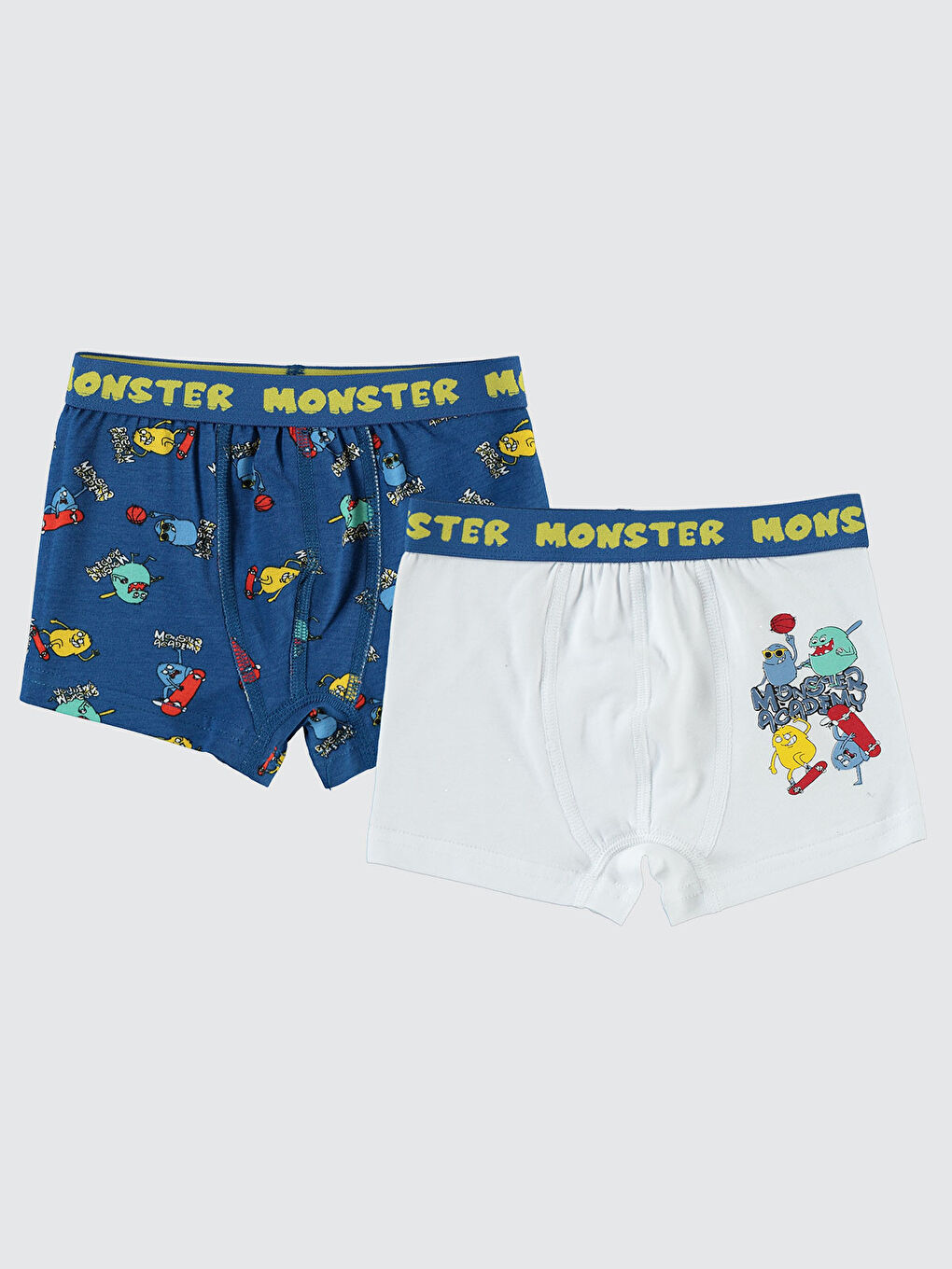 Civil Boys Erkek Çocuk 2'li Boxer Set 2-10 Yaş Koyu Mavi