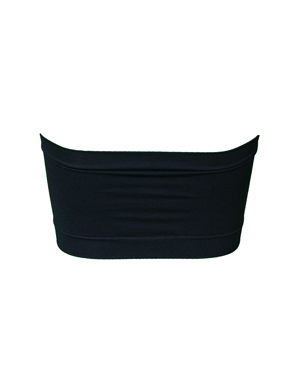 C14022 Dikişsiz Pedli Straplez Sütyen Siyah-1