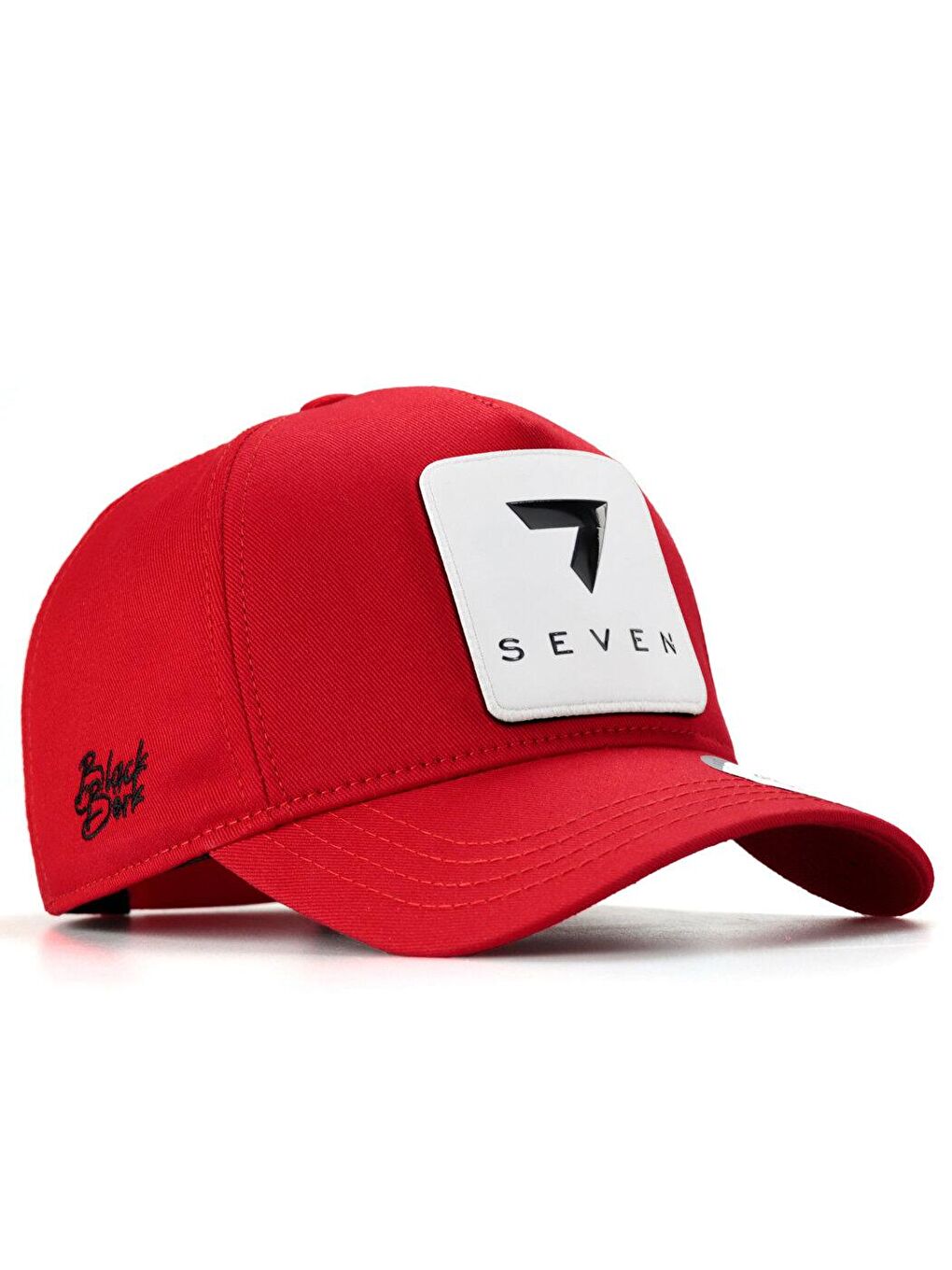 V1 Baseball 7 Numara - 4 Kod Logolu Unisex Kırmızı Şapka (Cap)