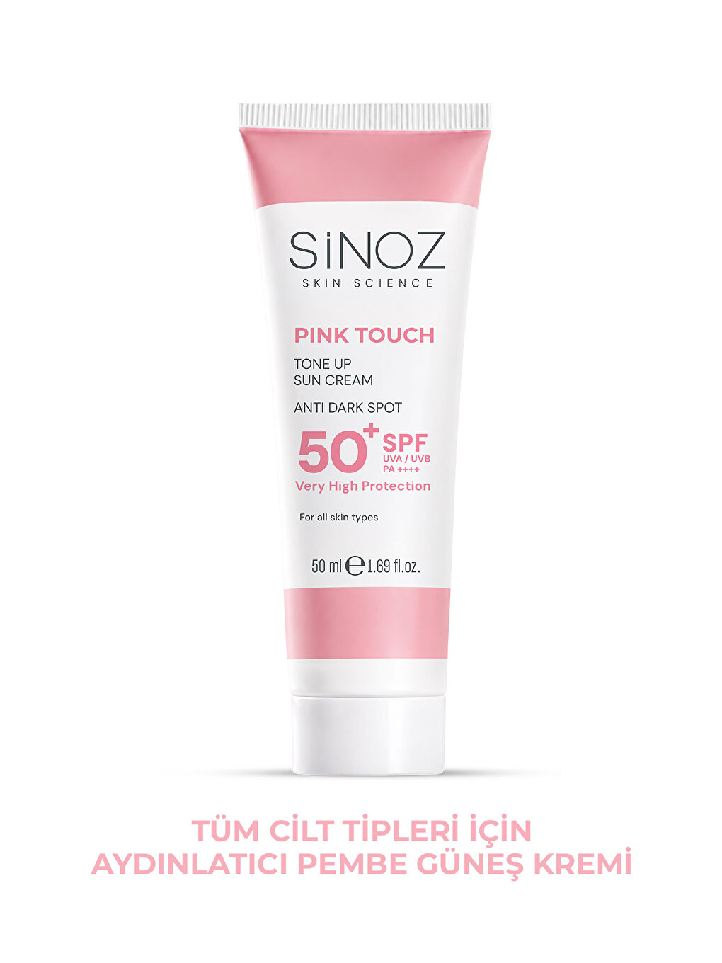 Pink Touch Spf50+ Cilt Aydınlatıcı Pembe Yüz Güneş Kremi 50ml-tüm Ciltler Için-pa++++