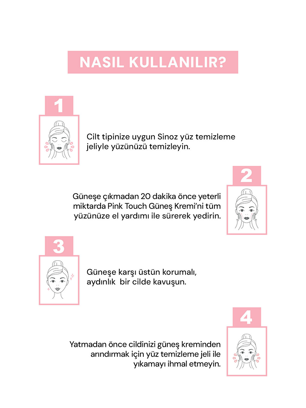 Pink Touch Spf50+ Cilt Aydınlatıcı Pembe Yüz Güneş Kremi 50ml-tüm Ciltler Için-pa++++-3