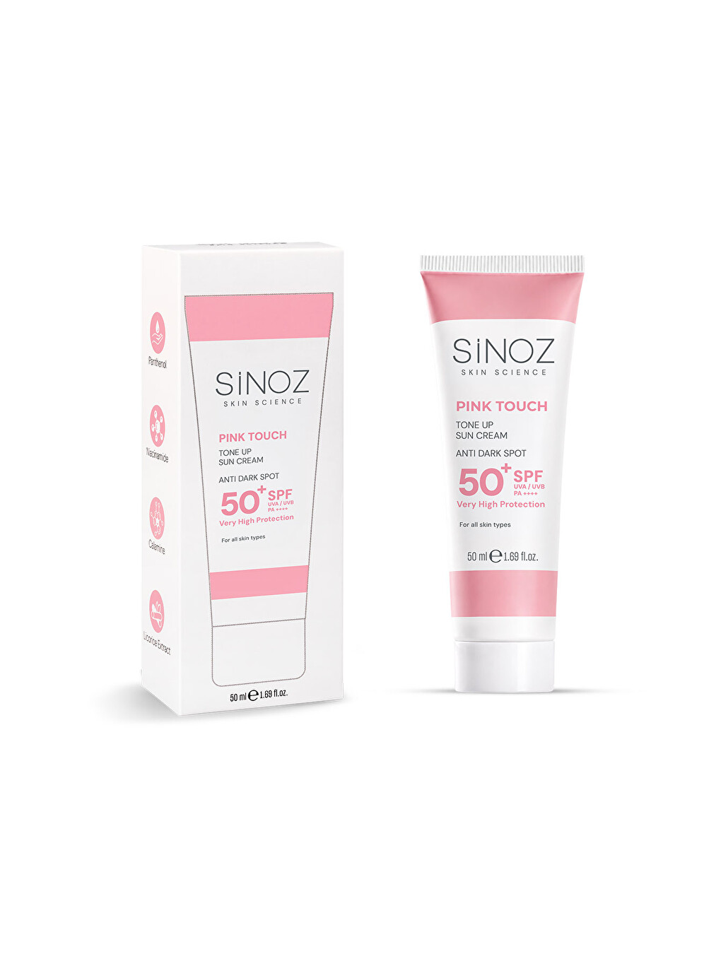 Pink Touch Spf50+ Cilt Aydınlatıcı Pembe Yüz Güneş Kremi 50ml-tüm Ciltler Için-pa++++-4