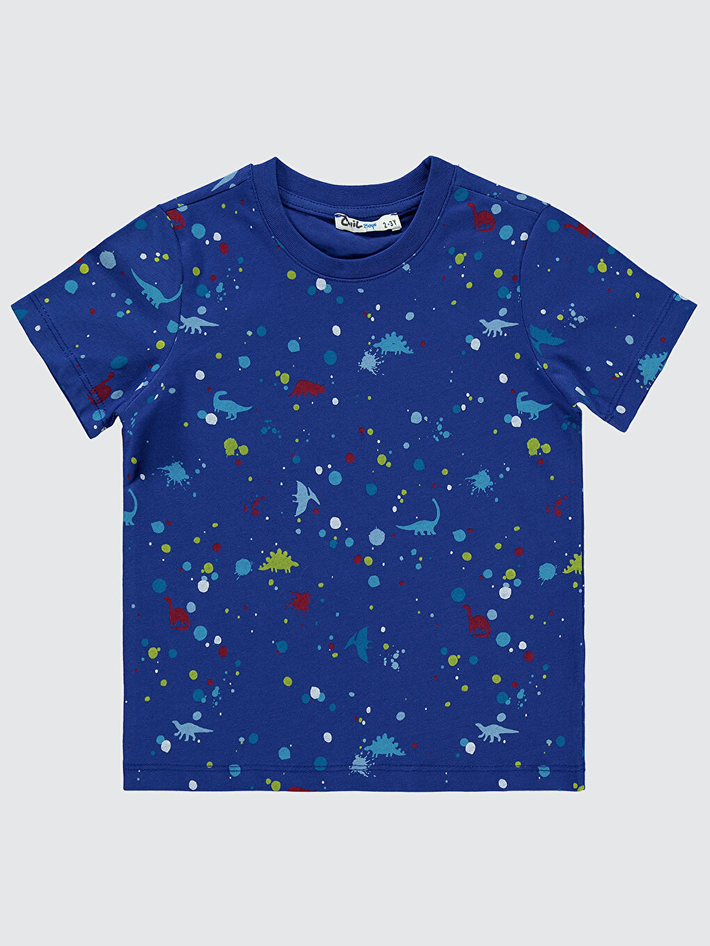 Boys Erkek Çocuk Tişört 2-5 Yaş Açık Lacivert