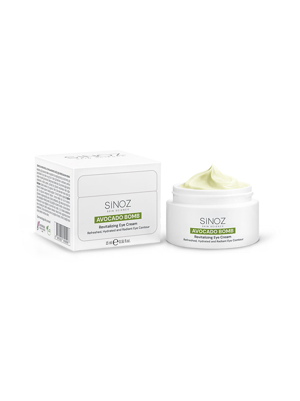 Avokado Bomb - Nemlendirici Canlandırıcı Kırışıklık Karşıtı Göz Çevresi Bakım Kremi 15 Ml-4