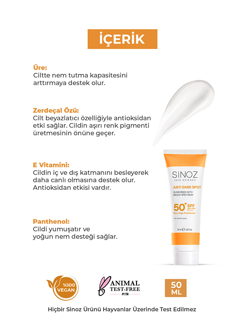 Spf 50 Leke Karşıtı Yüksek Koruyucu Yüz Güneş Kremi 50 Ml Normal Ve Kuru Ciltler İçin-2